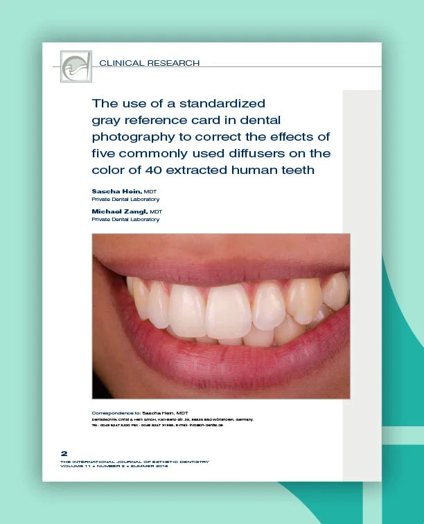 The Use of a Standardized Gray Reference Card in Dental Photography 
