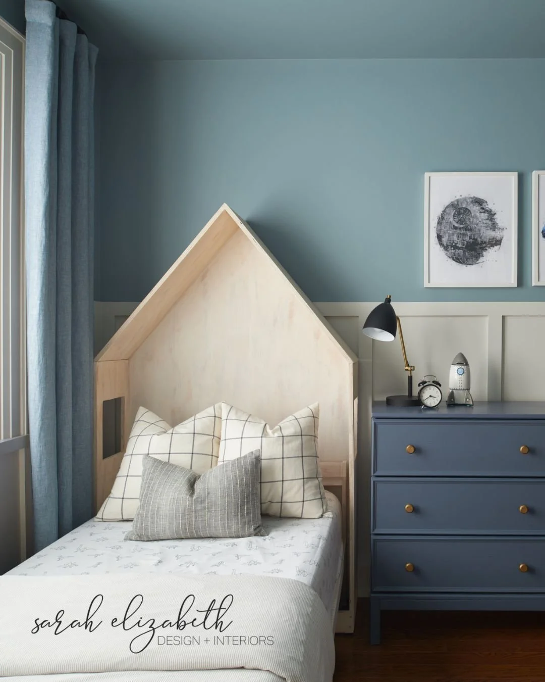 Add Depth the Easy (and Playful) Way

Looking for a simple way to make a space feel more intentional and immersive? Try painting the ceiling the same colour as the walls.

This trick draws the eye up and drenches the room in colour &mdash; creating i