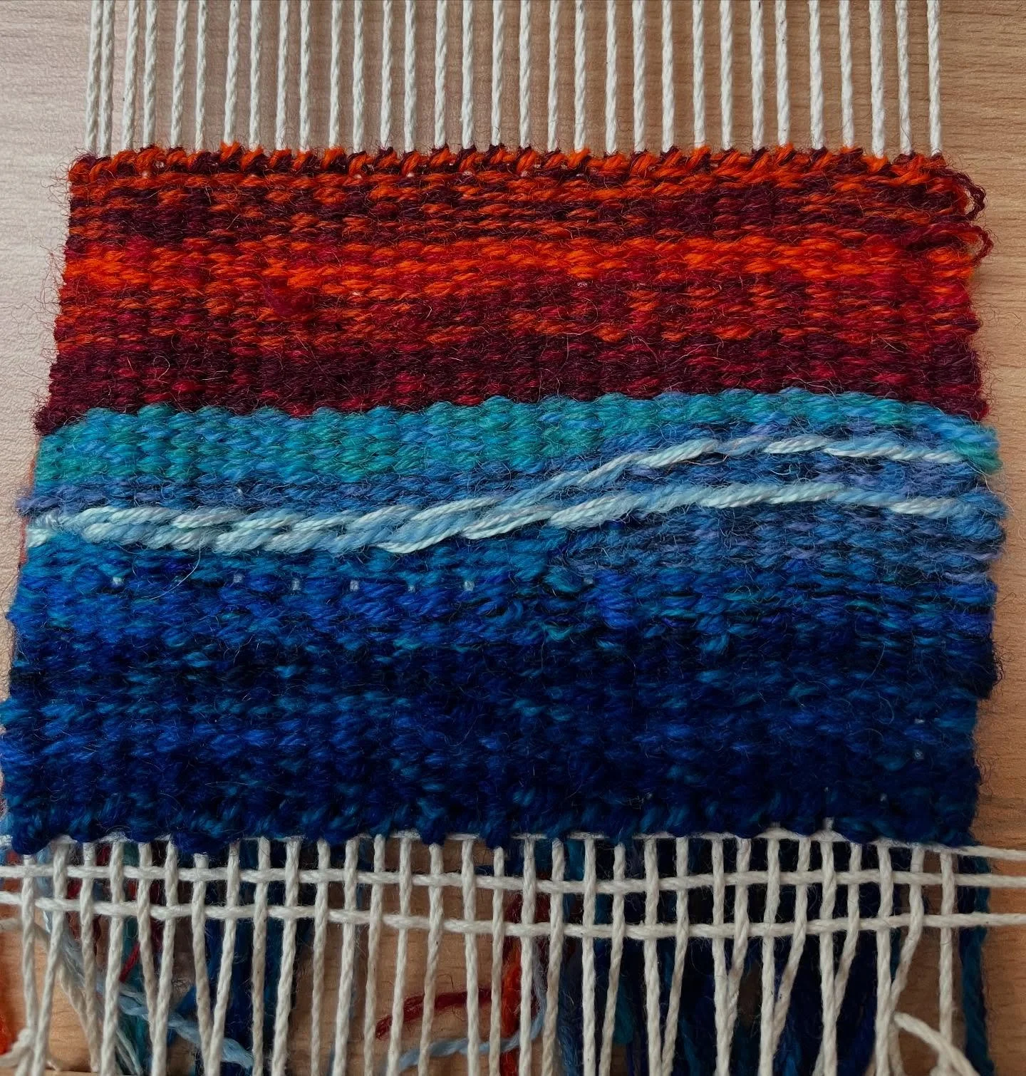 An excellent introduction to tapestry weaving with @fionahutchisontapestry at @dovecotstudios 
Many thanks to Fiona for a great day, to @pinehillnotes for encouraging me to d this. 
And of course to @_.hannah_robson for starting me off on my weaving 