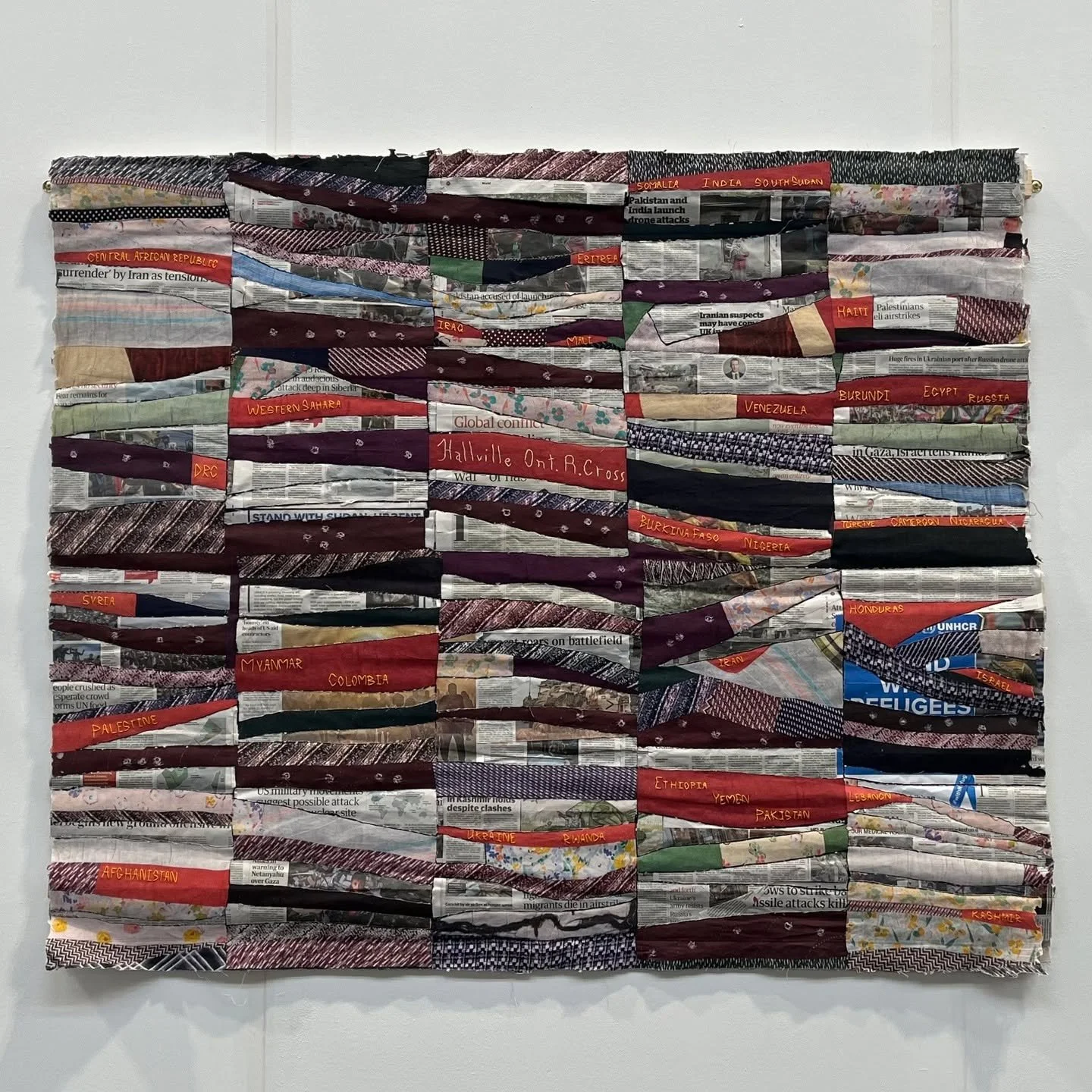 Uprooted
The Canadian Red Cross Hallville Quilt was made by women in Hallville, Ontario, and given to a family in England who had &nbsp;been bombed out of their home during the second world war. A quilt signifies warmth, comfort, and security, and th