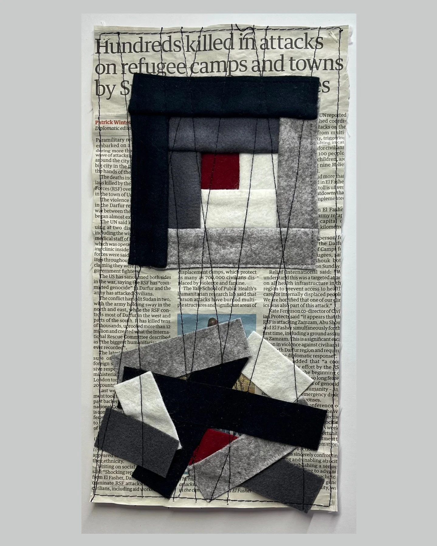 Inside pages
While headlines are full of Trump, or the latest doings of a celebrity, there are wars going on across the world, people being displaced, losing their homes. When even refugee camps are being attacked, and it still doesn&rsquo;t make the