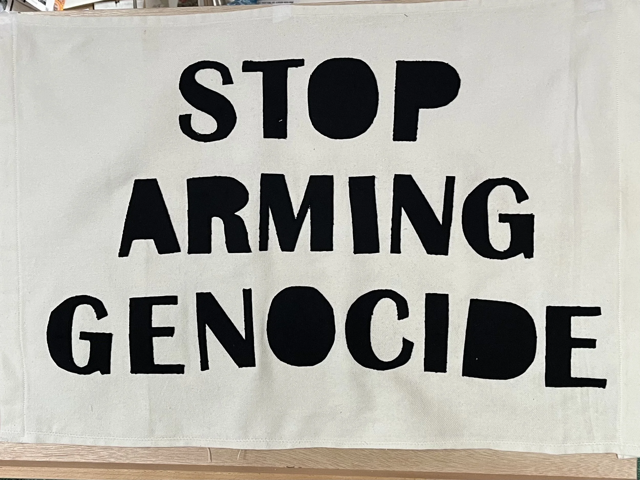 Stop arming genocide