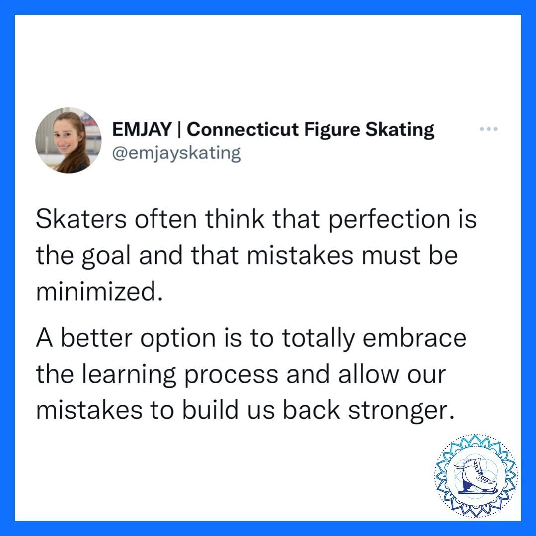 🚨 Perfectionists: read this 👇🏻⁣
⁣
Contrary to what our fears say, mistakes are not the be all, end all of skating. When we make mistakes, we have an opportunity to learn. ⁣
⁣
Learning is a lot less painful when we let go of the need to categorize 
