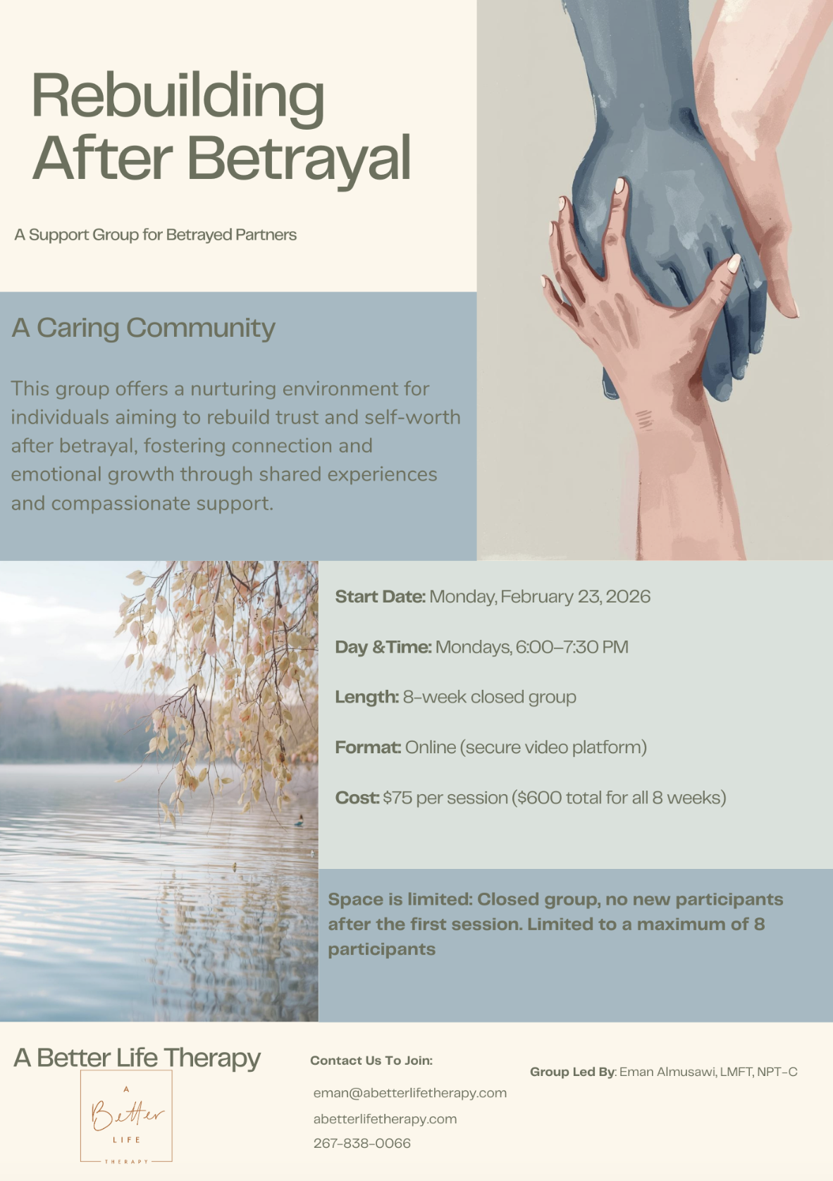 Infidelity Recovery Group - Virtual for Pennsylvania Residents