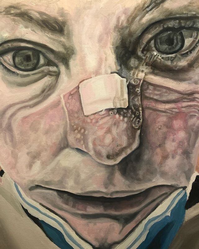 It&rsquo;s all about the detail! #wip #painting #portraitpainting #denverartists #rmcad #nationalportraitgallery #portraits #portrait #contemporaryart #smithsonianportraitgallery #snapchatpainting #coloradoartist #coloradoartists #coloradoart #thanks