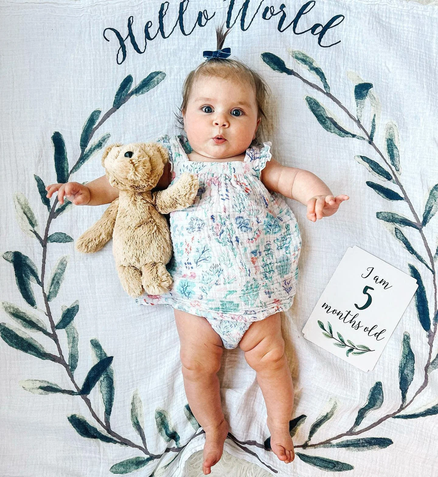 Ummm&hellip;.total cuteness incoming! 
Illy Bean is 5 months old!