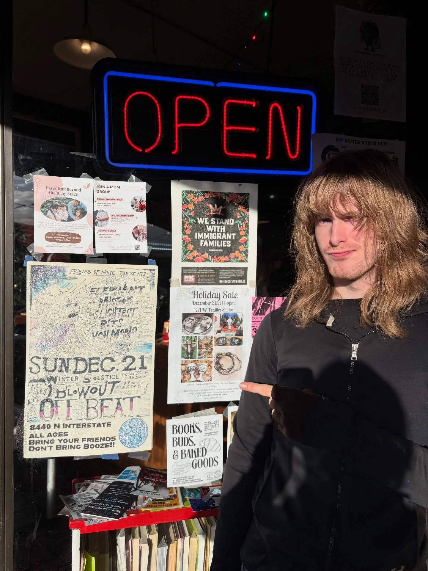 Bipartisan Cafe knows what&rsquo;s up, and I&rsquo;m not talking about the holiday sale.. &ldquo;bring your friends, don&rsquo;t bring booze&rdquo; to our big all-ages show this Sunday at @theoffbeatpdx with @elephant_pdx , @the_mistons , @theslighte