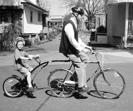 Trailer-cycles should be equipped with a tail-light and reflector if being used at night.