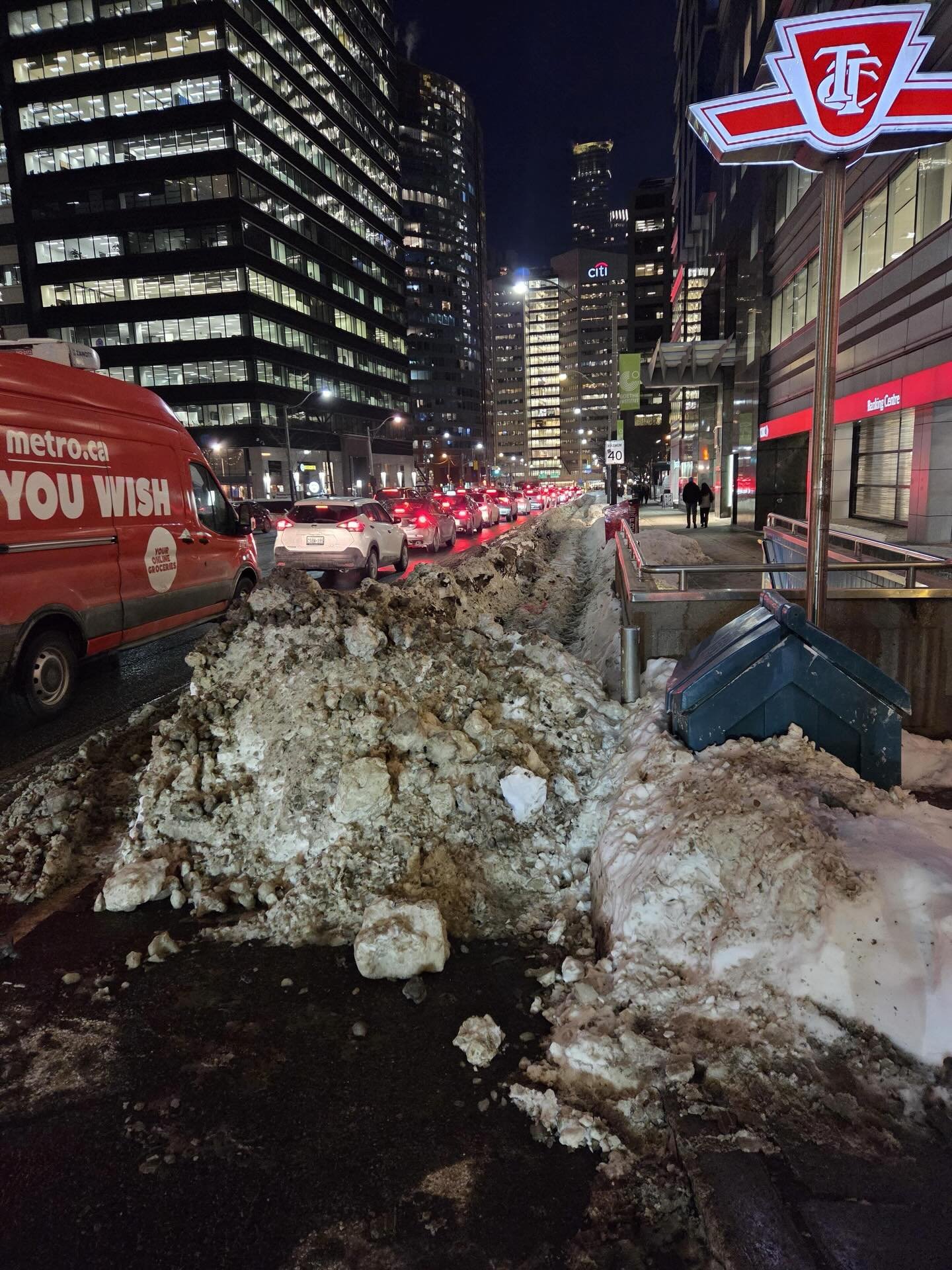 Mode share doesn&rsquo;t matter. Maintenance contracts don&rsquo;t matter. None of the usual excuses really matter. All that matters is your route - if it&rsquo;s blocked, so are you. 

In too many Canadian cities and towns, the predictable appearanc