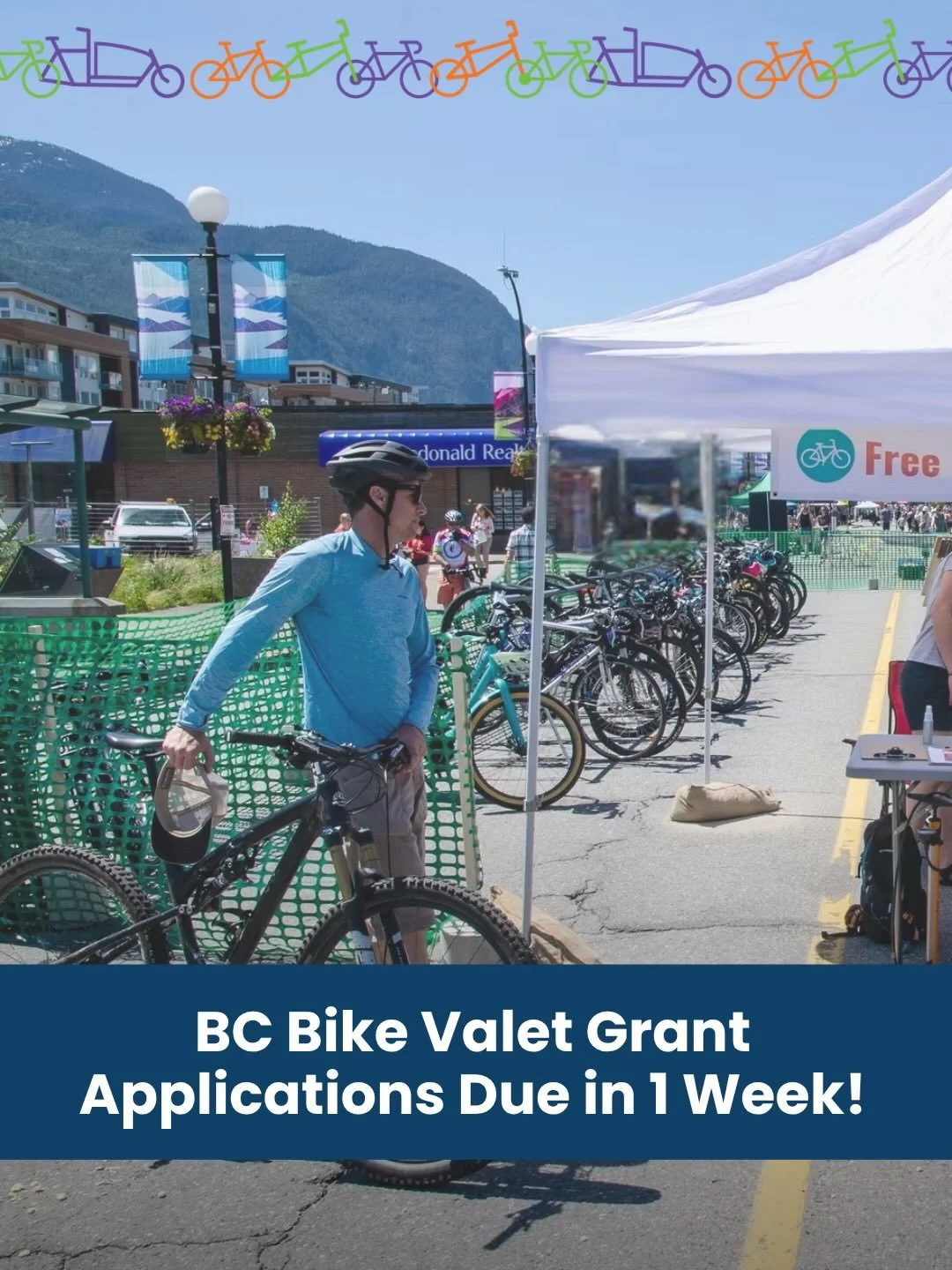 Get your community riding bikes&hellip;more places, more often! 🚲

Click the link in bio to apply for a 2026 BC Bike Valet Grant.