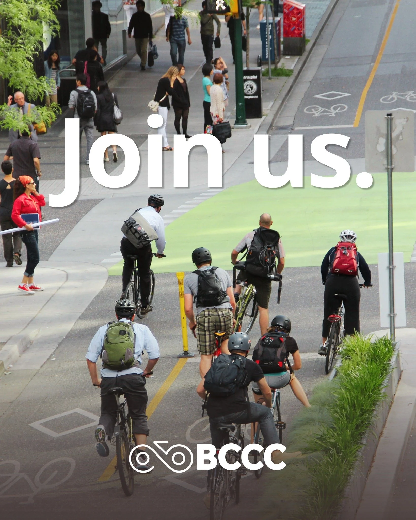 Now, there are 2 ways to support our work at the BCCC:

1️⃣ Free membership is open to everyone.
2️⃣ Want a vote in how we shape cycling and active transportation policy in BC? Full voting membership is just $30/year.

🔗 Link in bio to join or learn