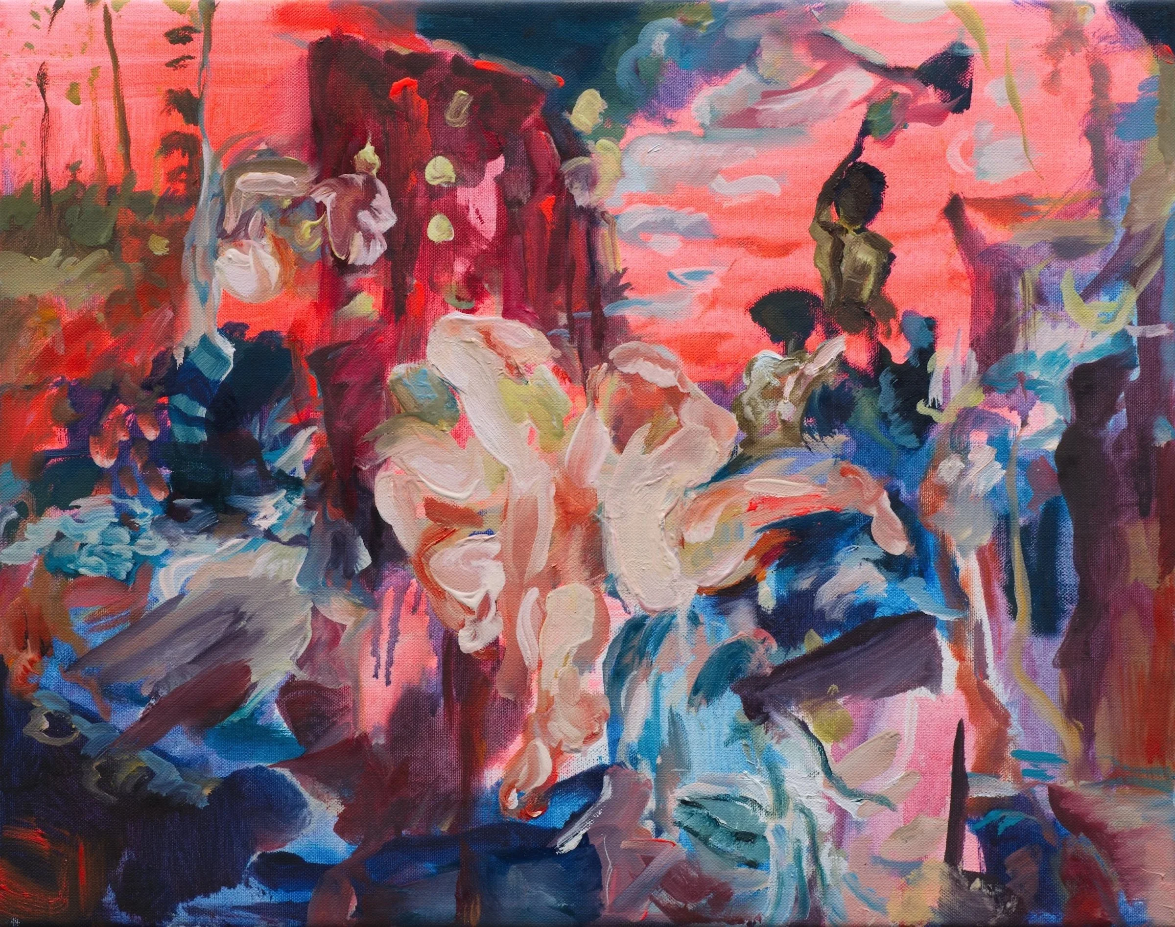 Suzanna's Raft. Oil on linen, 35x45 cm. (13,8x17,7in.) 