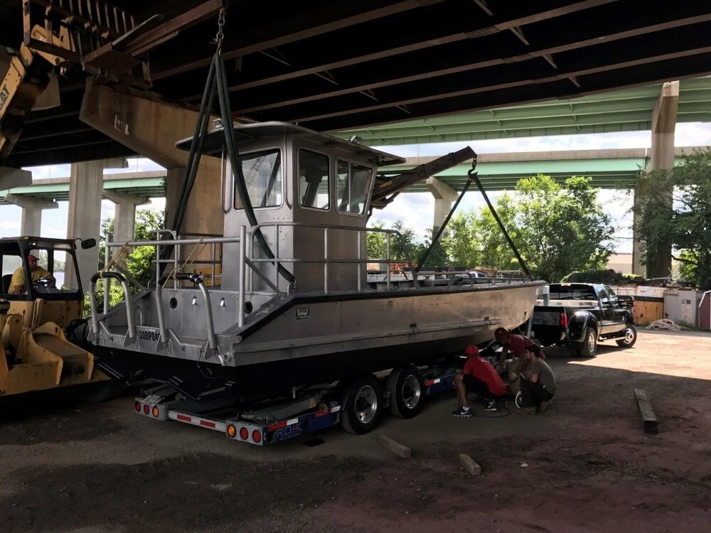 munson-on-trailer-underbridge.jpg