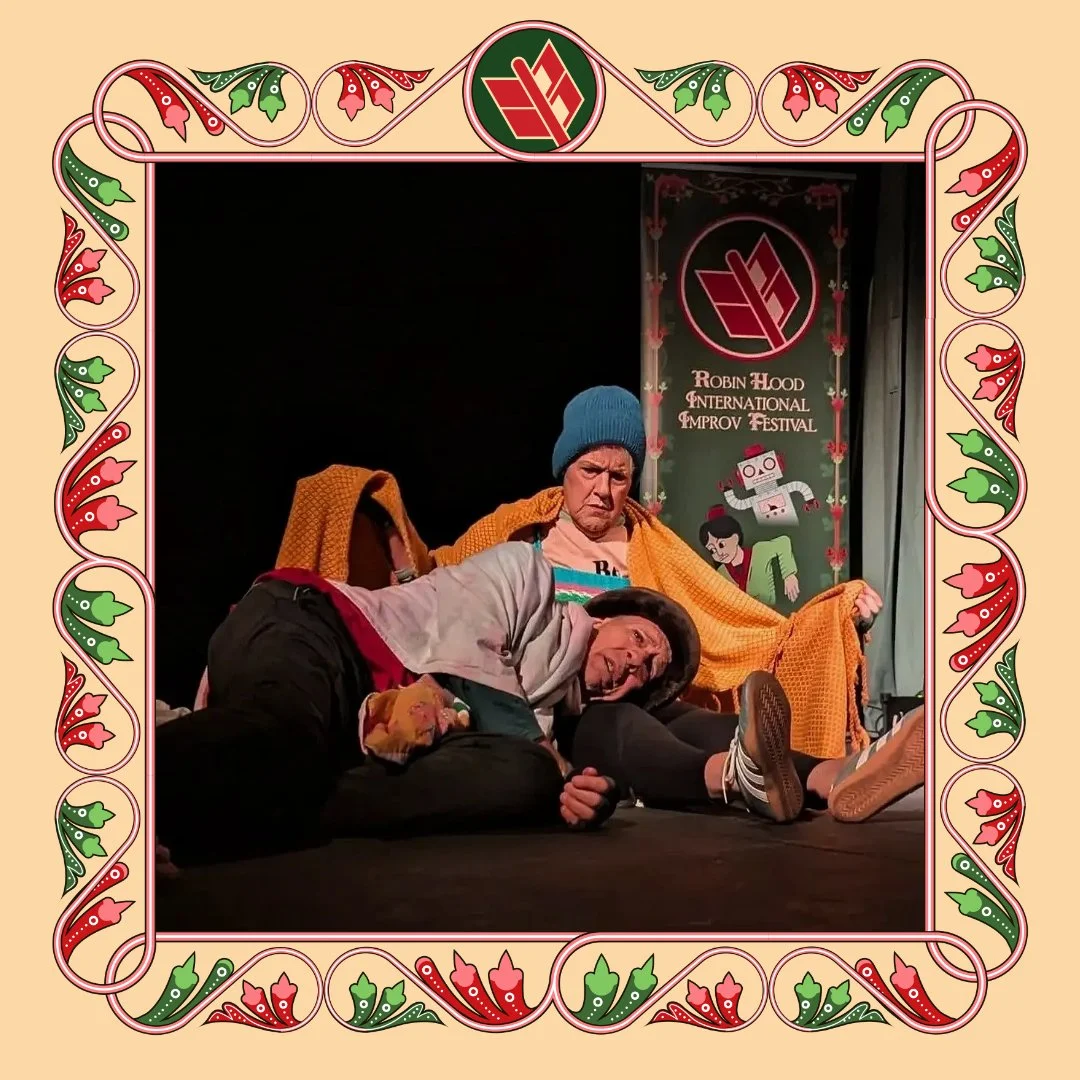 A picture of audience members enjoying shows at Robin Hood International Improv Festival in Nottingham
