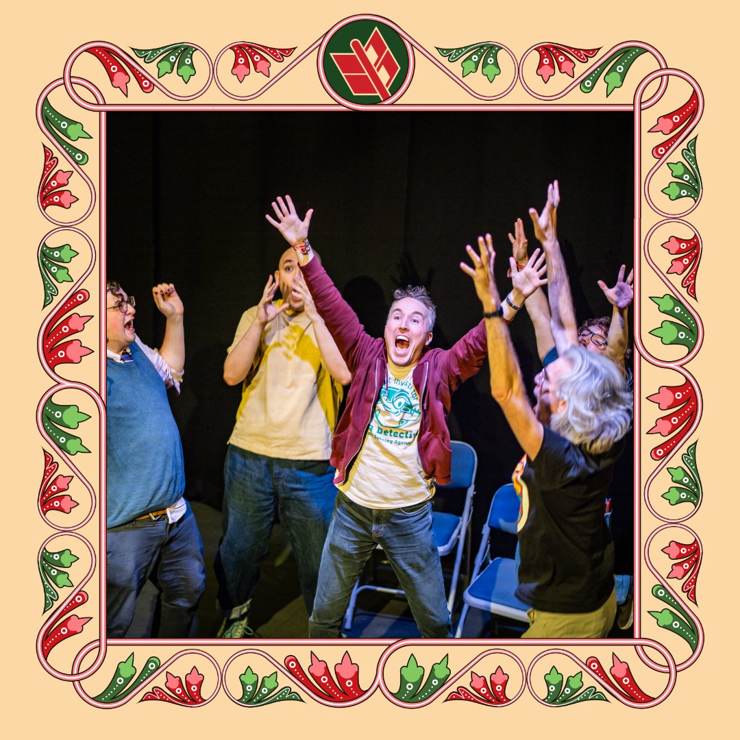 A picture of audience members enjoying shows at Robin Hood International Improv Festival in Nottingham