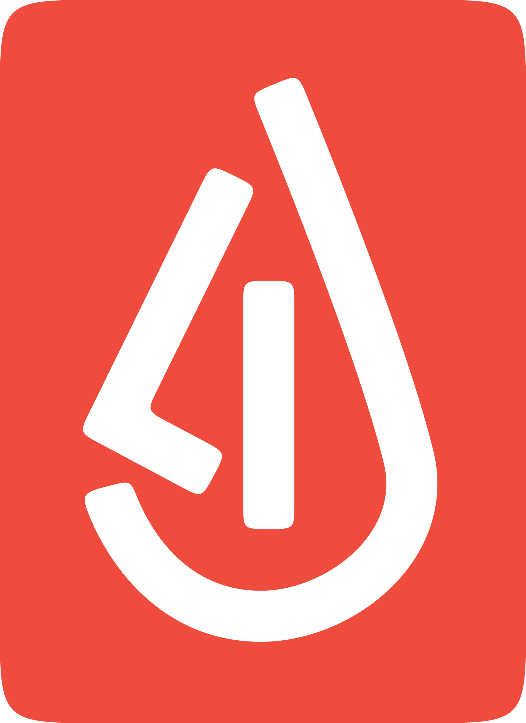 The Little John Improv Logo comprising of an L a J and an I shaped like a candle flame