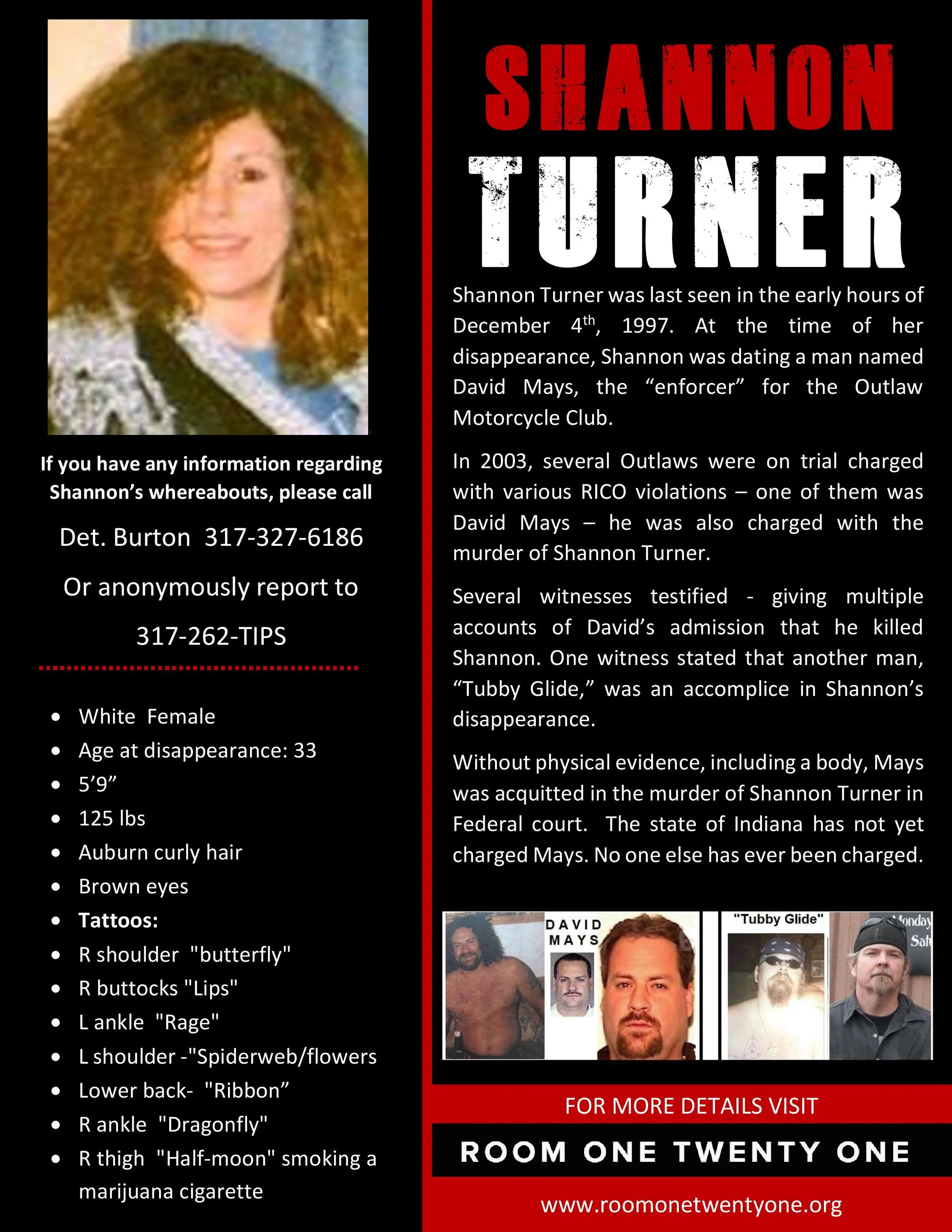 Shannon Turner ROTW Missing