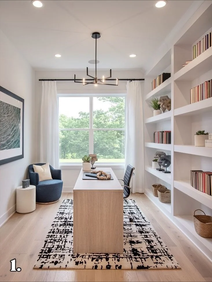 Home office inspo! Tell me your favourite setup ⤵️

#homeofficeinspiration #homeofficedecor #organizedoffice