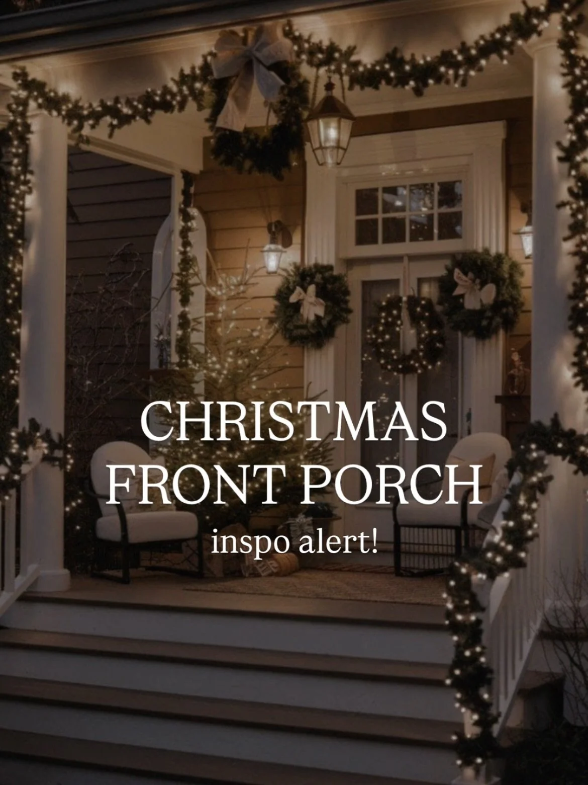 🎄Front porch holiday inspo! Swipe ➡️ to see them all! 

#homedecorinspo #holidaydecorating