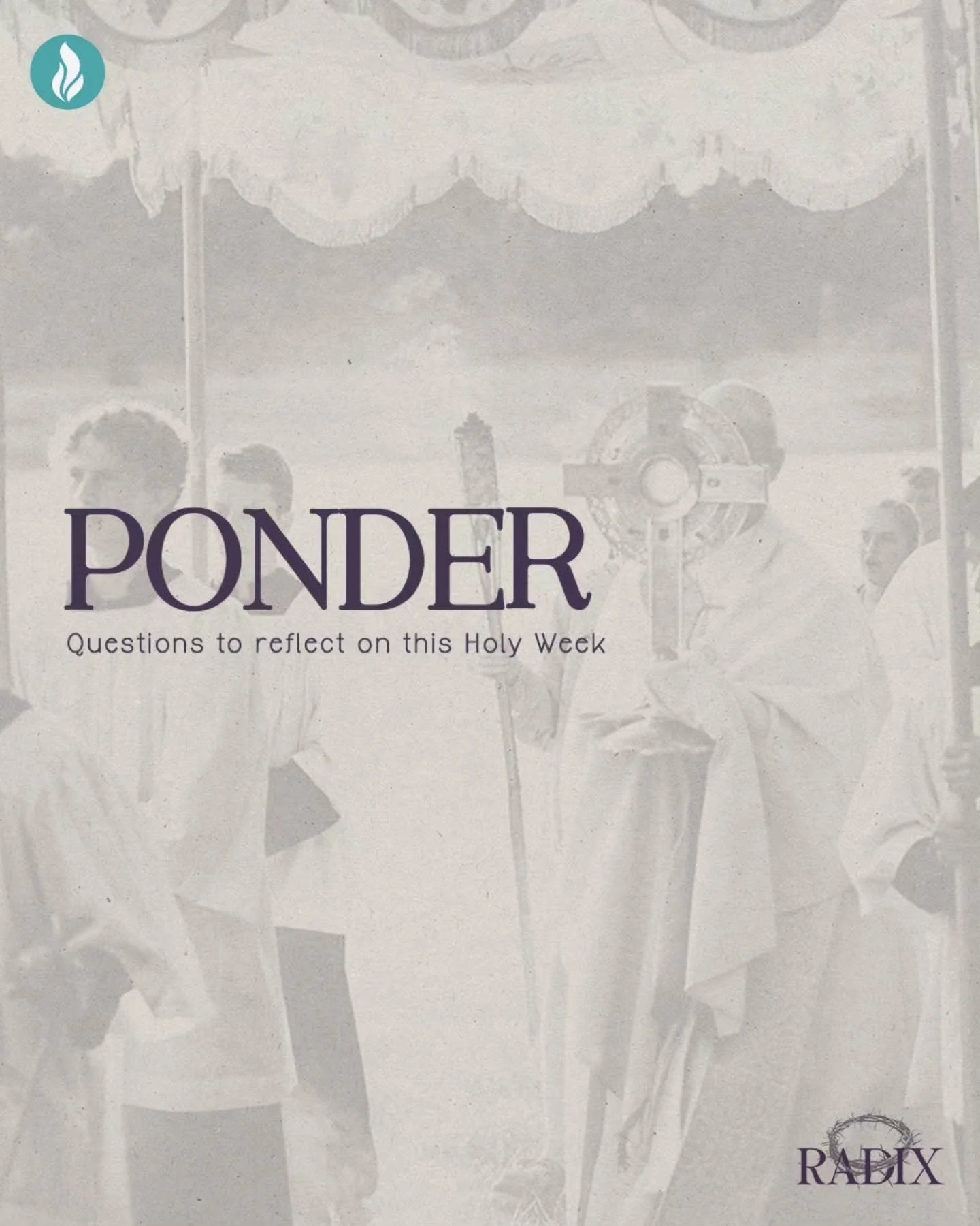 Holy week has started. Jesus has entered Jerusalem in to the singing of all the believers "Hosanna, Hosanna to the Son of David!". But we are just about to see the calvary that He would go through. 

This journey towards the calvary is a kn