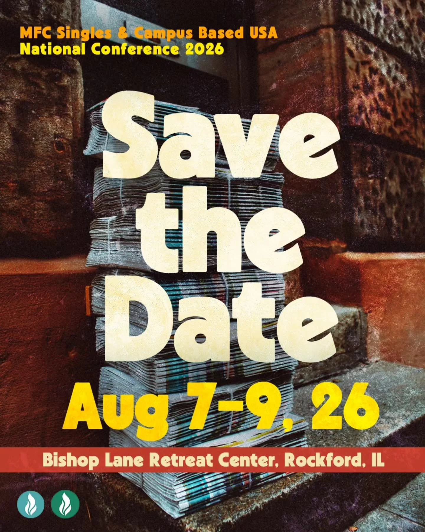 The moment that everyone has been waiting for! 

MFC Singles and Campus Based Conference 2026 is now official! Book your calendars on August 7-9, 2026 for a fun-filled and Spirit-filled weekend at Bishop Lane Retreat Center, Rockford, IL. 

More regi