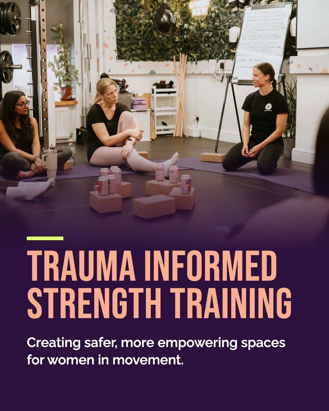 Last weekend we hosted our Trauma Informed Strength Training workshop at the studio alongside our incredible trauma informed coach, Felicity.

Together we explored what trauma is, how it can shape our relationship with movement, and why understanding
