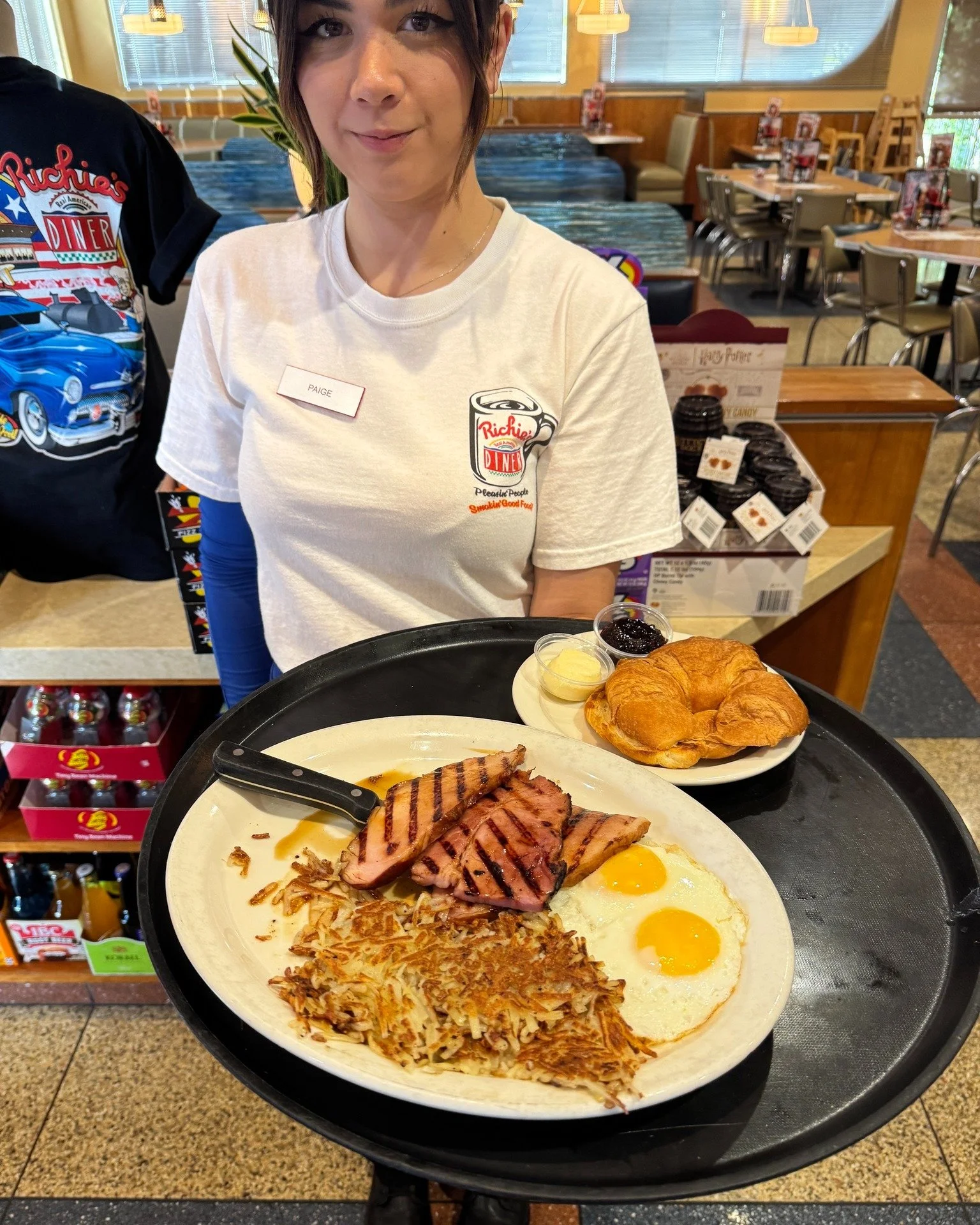Richie&rsquo;s Real American Diner Rancho Cucamonga loves the stars! One of our favorites is our Pride of the Diner Classic Country Breakfast.  Each order comes with  two eggs any style, choice of bacon, sausage or Ozark glazed ham, a hearty helpin' 