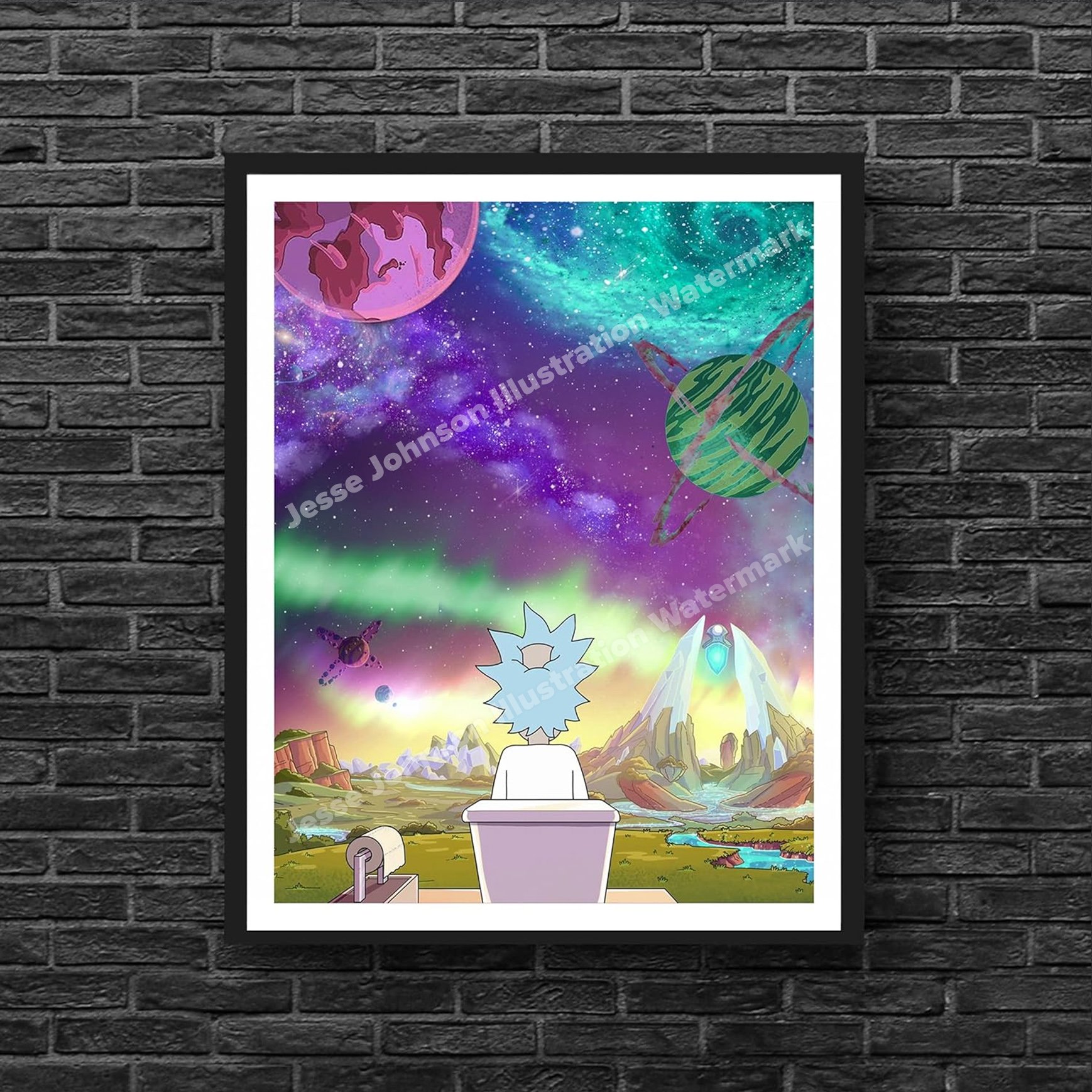 That View // Rick And Morty Print