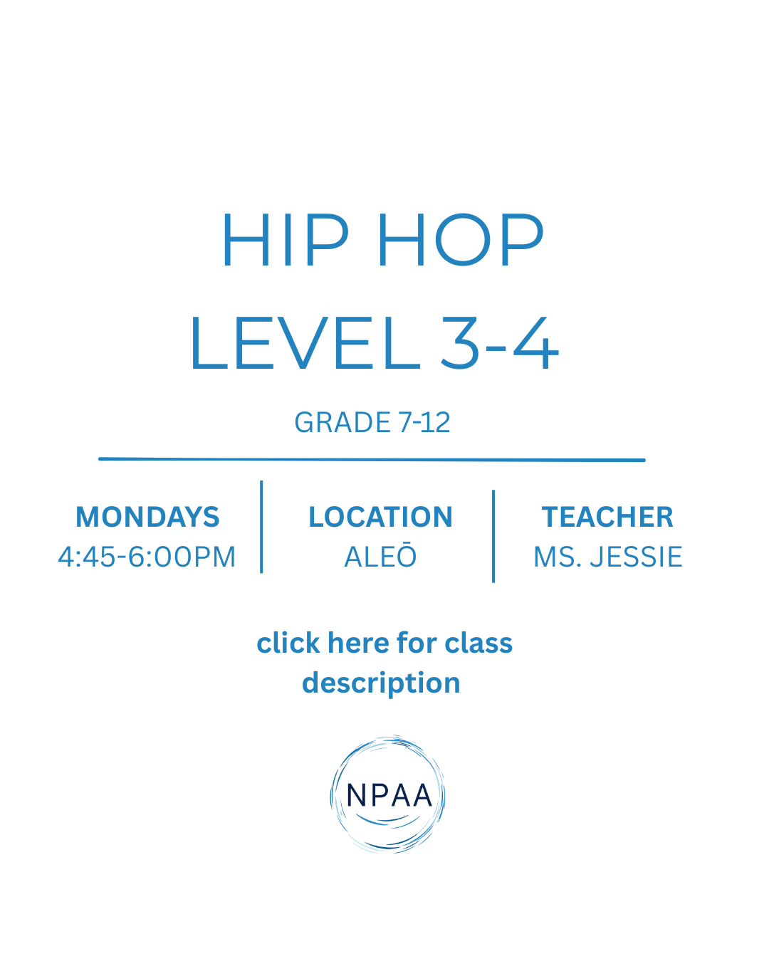 Hip Hop Level 4-5