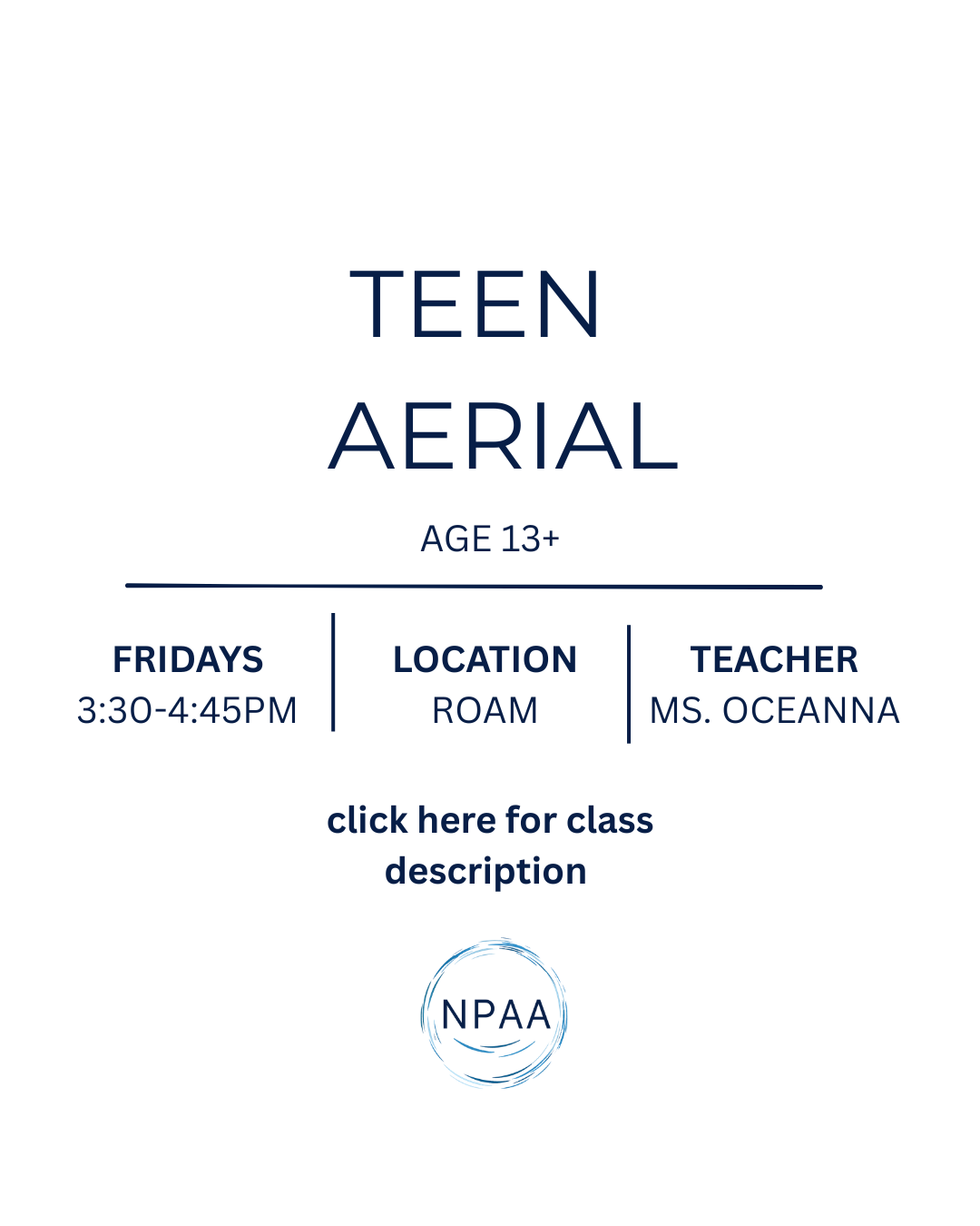Aerial for TEENS