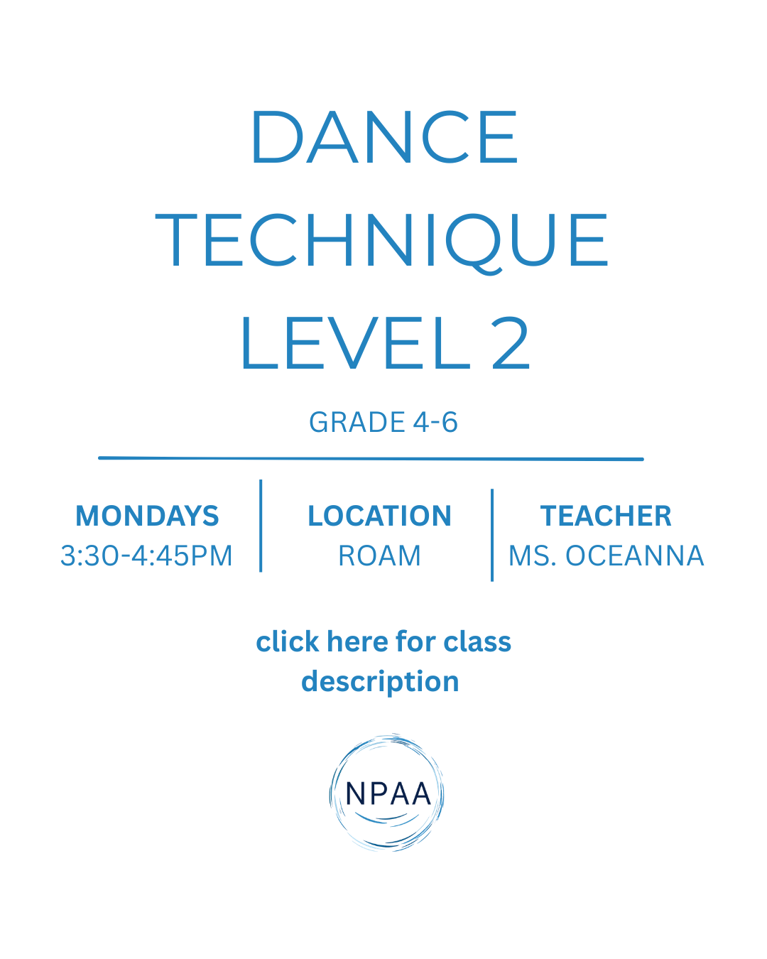 Dance Technique Level 2
