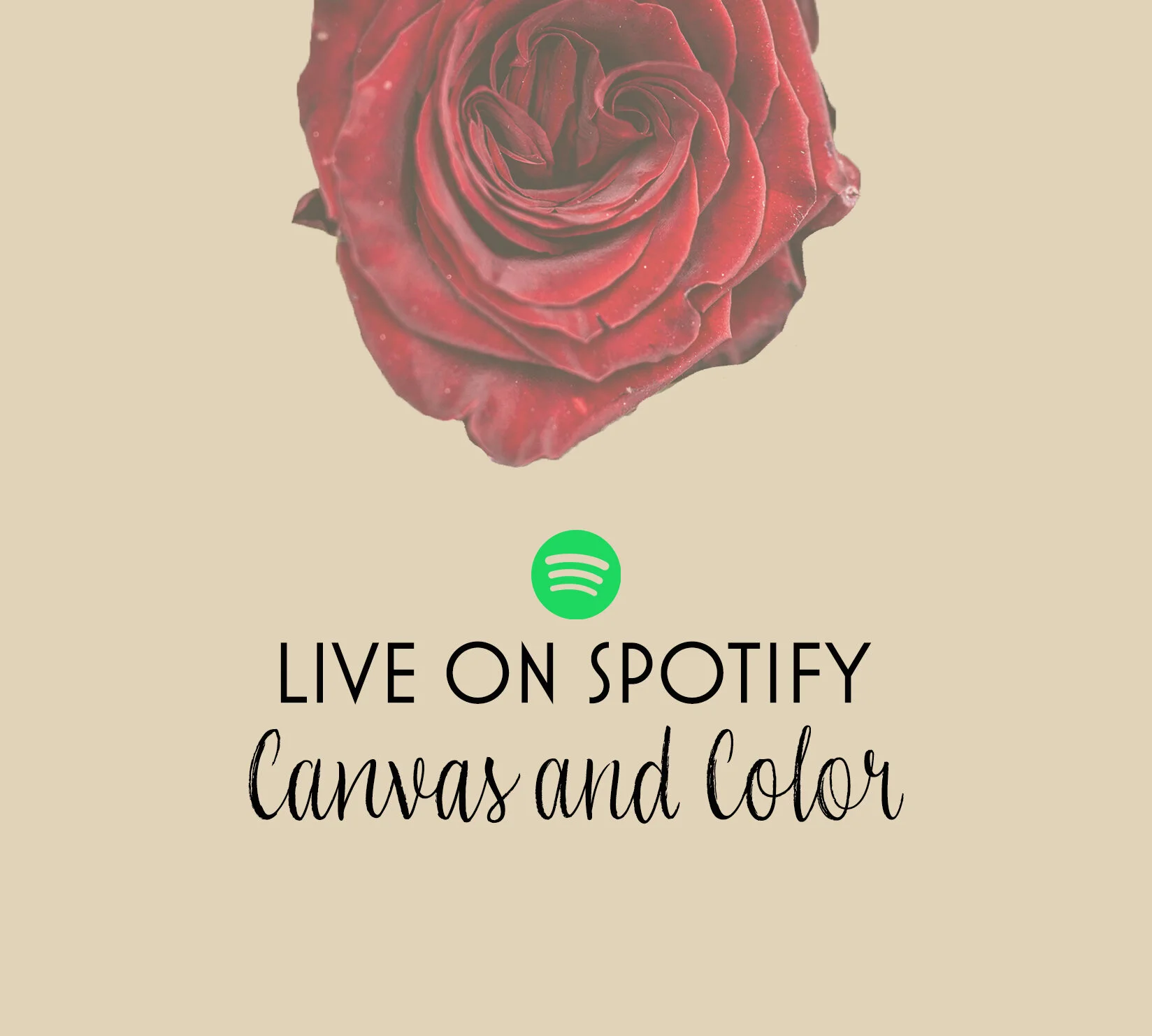 Canvas and Color (Single), Live on Spotify