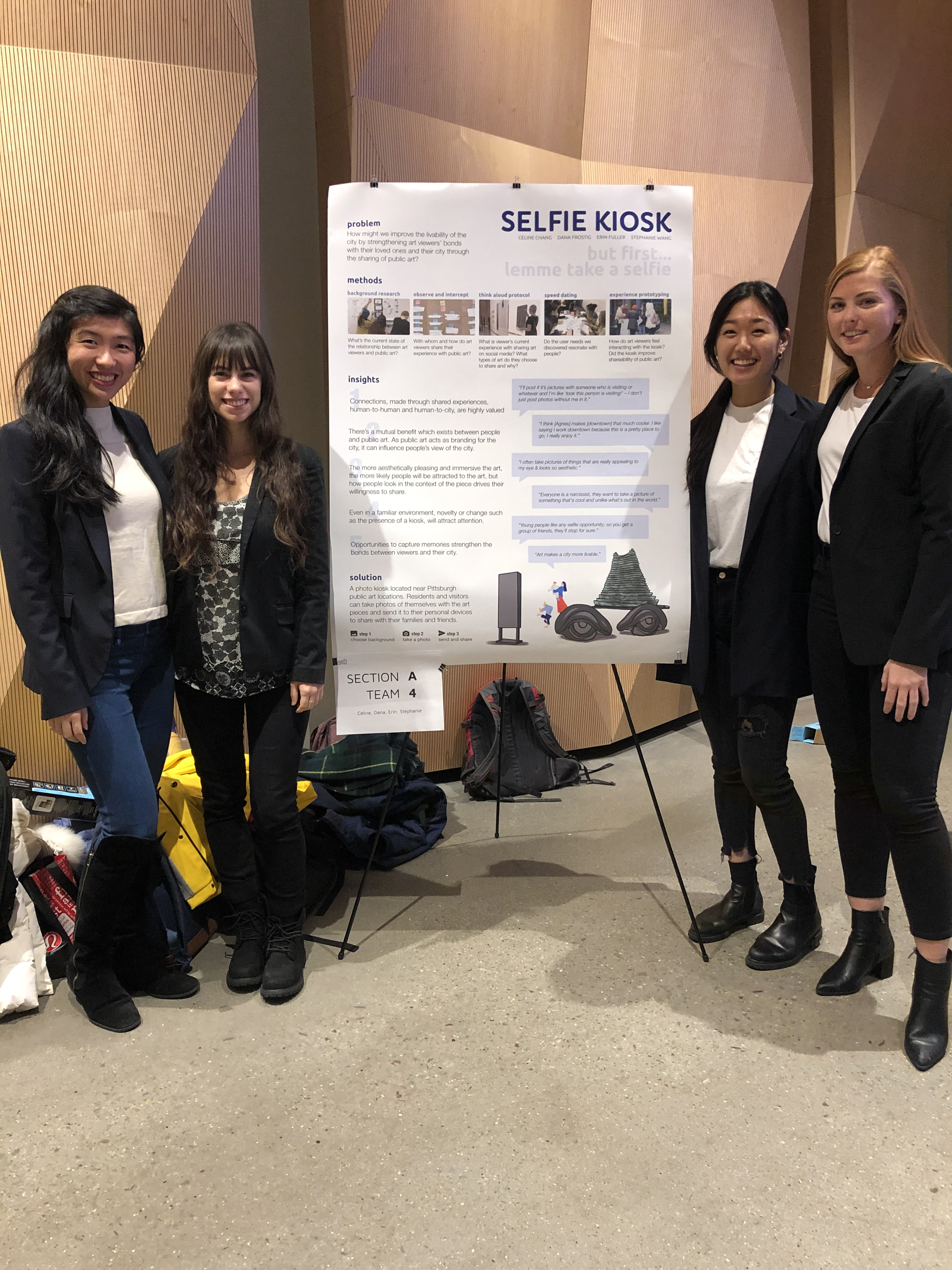  We showcased our solution with a poster presentation 