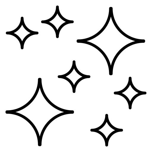 iconography of sparkles and twinkles
