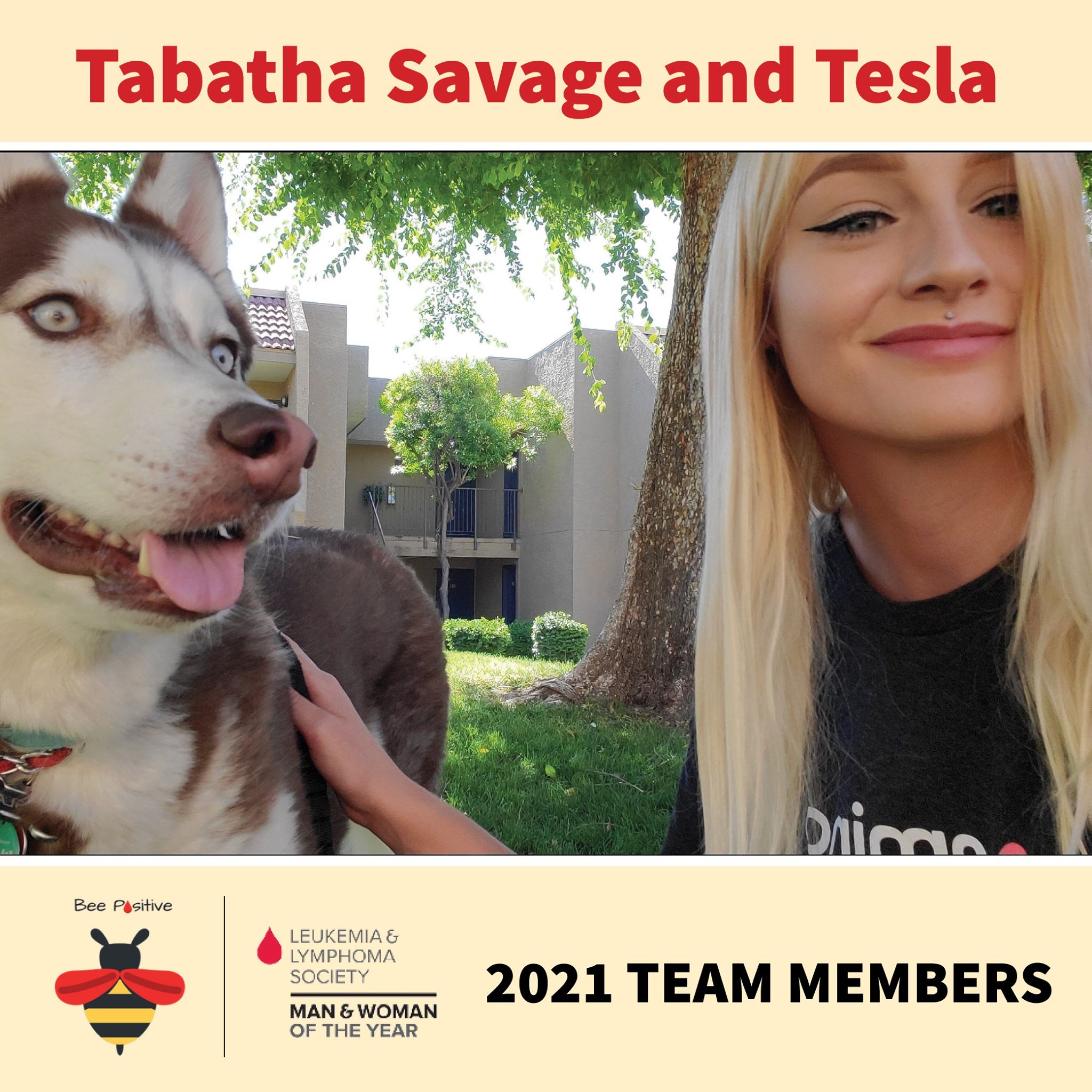 Team member announcement - Tabatha Savage and Tesla.jpg
