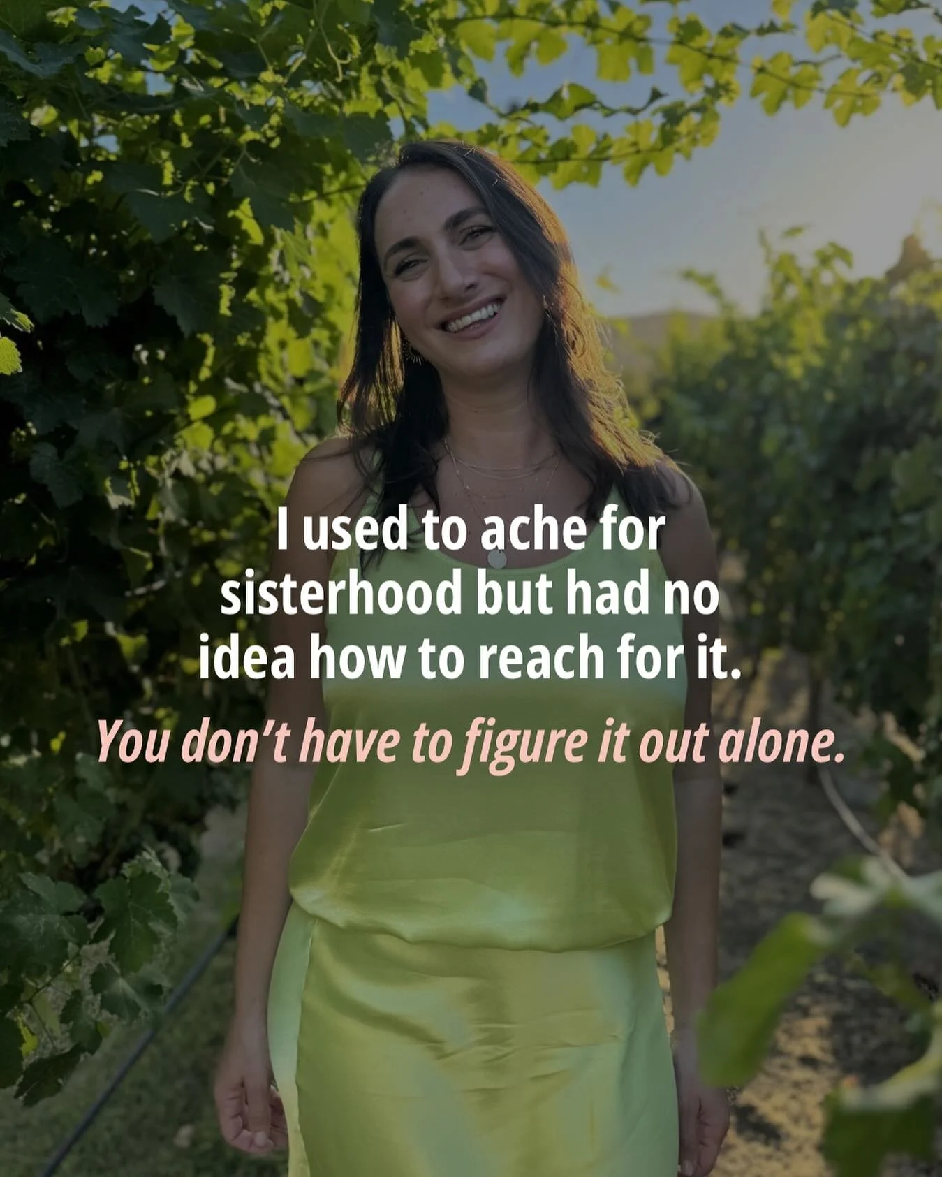 Have you ever sat in a room full of women and still felt completely alone?
I know that ache. I know what it&rsquo;s like to want sisterhood so badly, but not know how to reach for it.

The good news is&hellip;you don&rsquo;t have to figure this out o