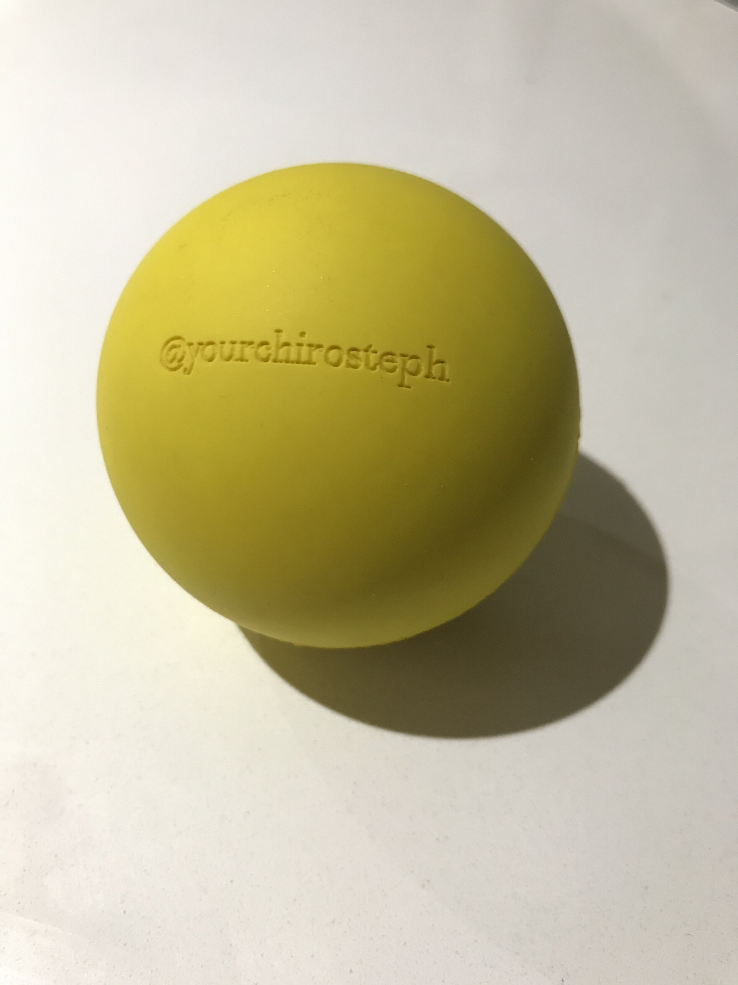 Yellow Lacrosse Ball