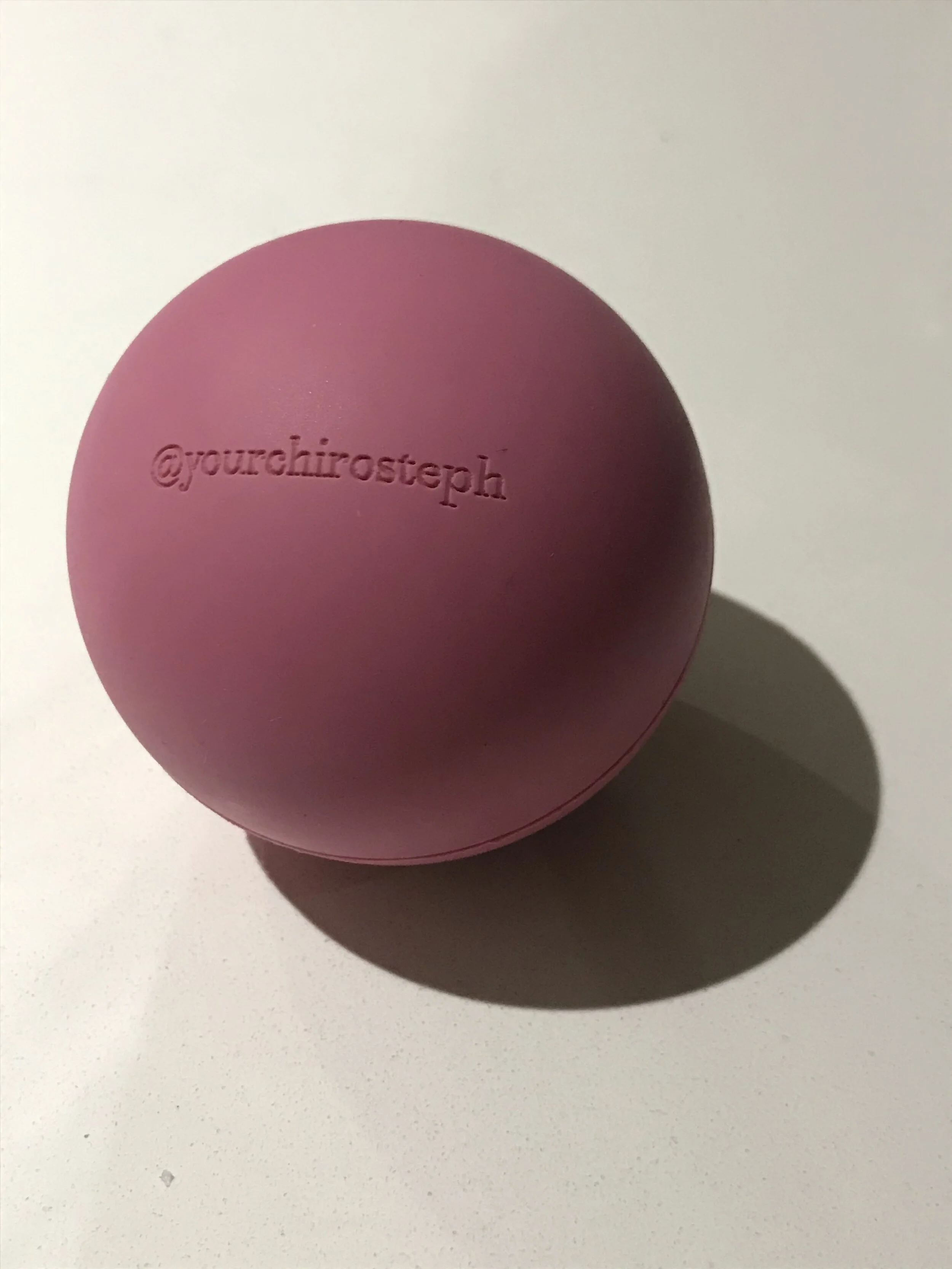 Pink Lacrosse Ball