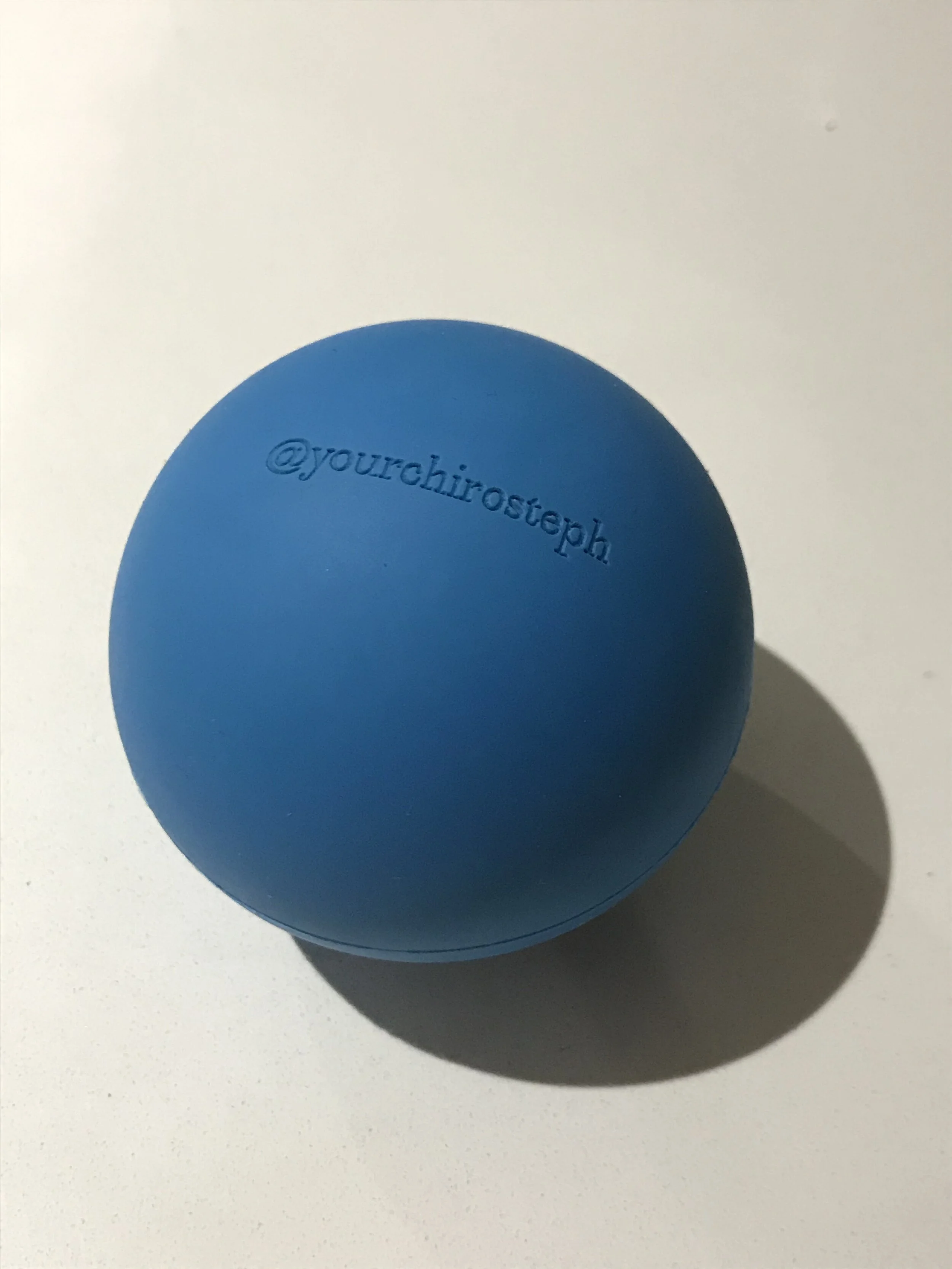 Blue Lacrosse Ball