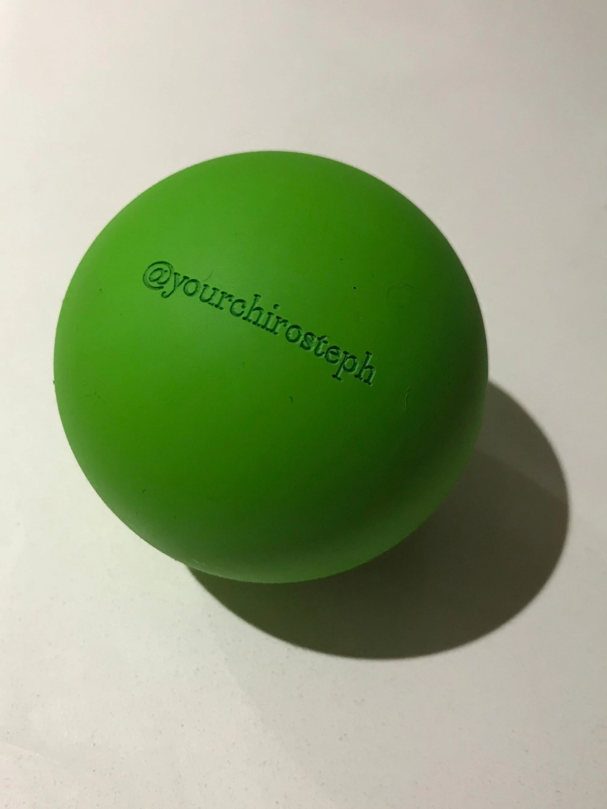 Green Lacrosse Ball