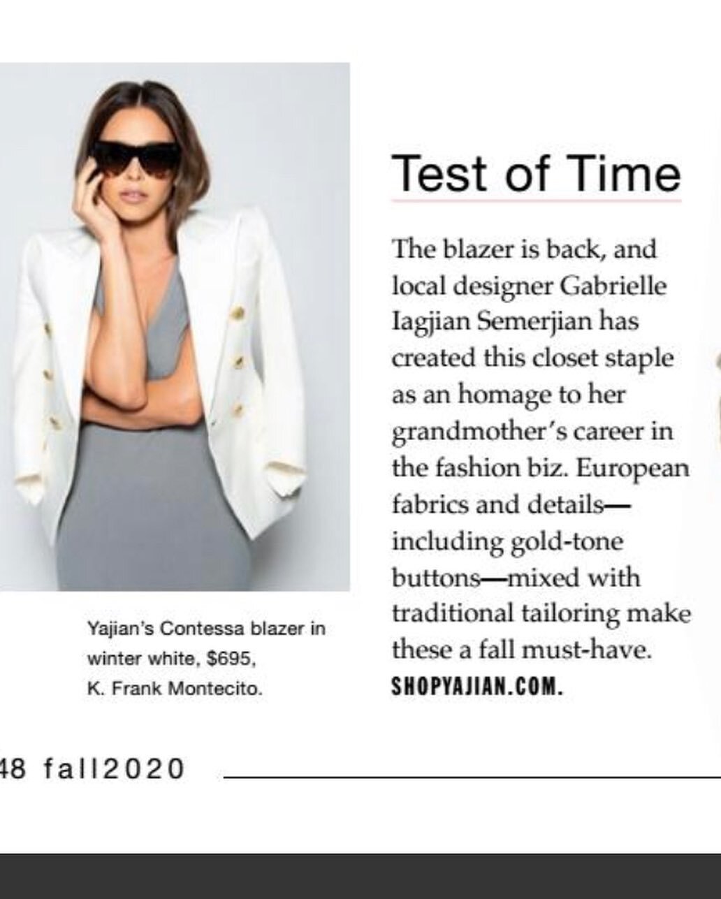 Truly a dream and goal of mine from day 1 🙏🏼 #santabarbaramagazine #FallWinter2020 #outnow #manifestyourdreams 🤍🤍🤍 #itworks ✨