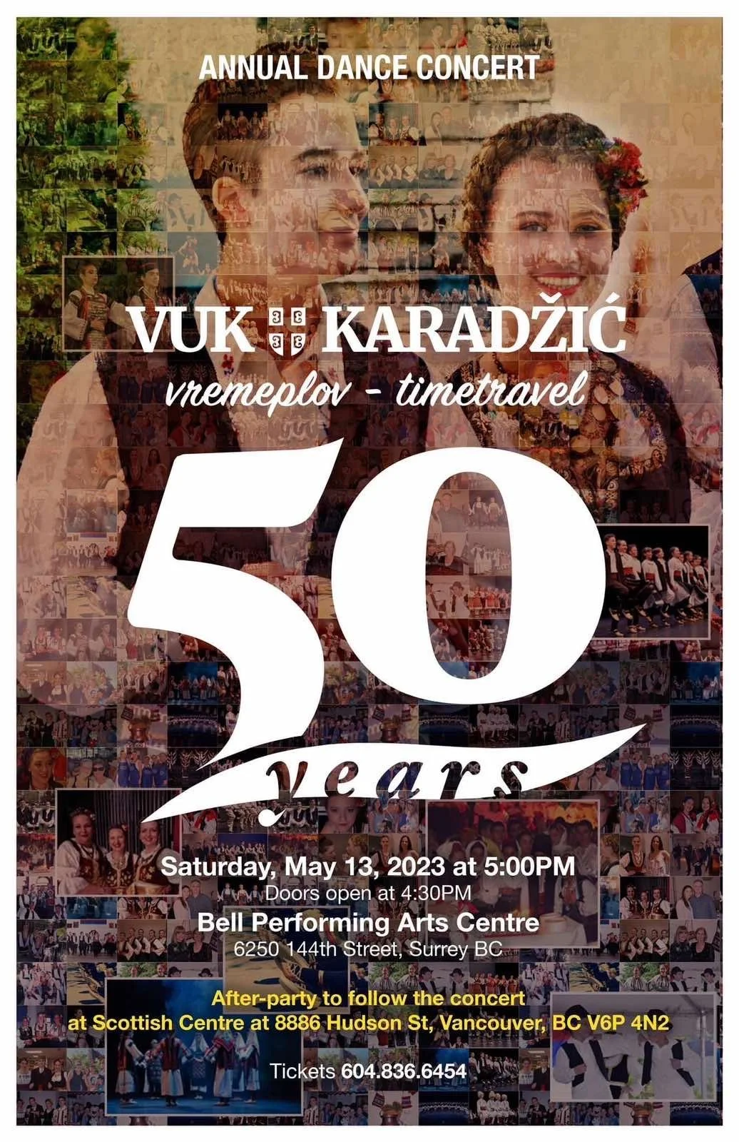 Концерт Фолклорне Групе Вук Караџић ”Времеплов” | Vuk Karadzic Annual Dance Concert "Timetravel"