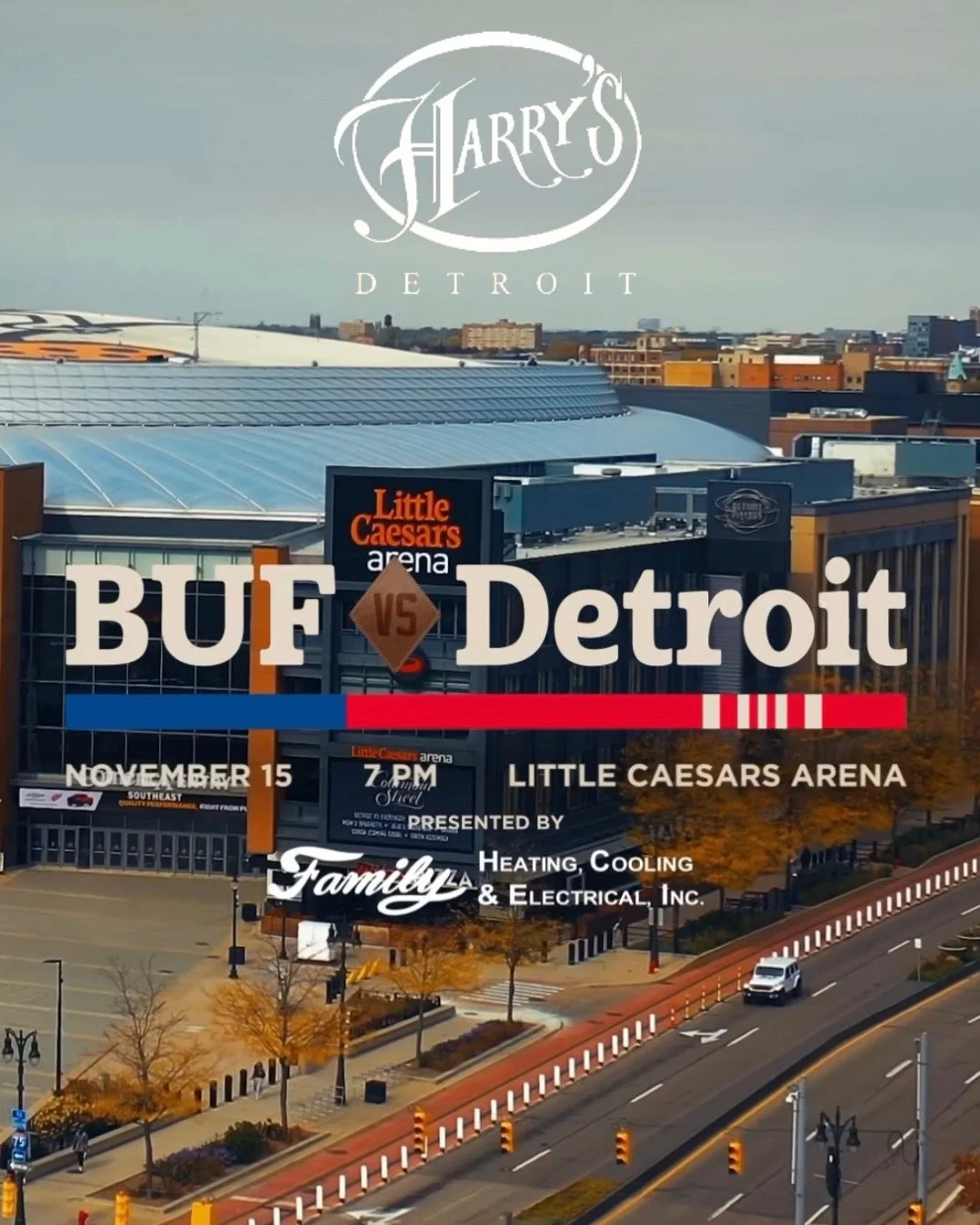 Alright Detroit, here&rsquo;s what&rsquo;s coming to you tonight 🏒🔥
Red Wings hockey is back at Little Caesars Arena and Harry&rsquo;s is the place to be before and after the game!

🍻 Cold drinks flowing
🍔 Gameday eats ready to roll
🏒 Just steps