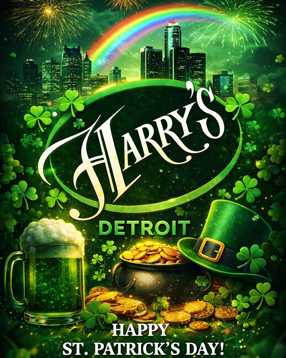 St. Patrick&rsquo;s Day done the Harry&rsquo;s way 🍀

Celebrate at Harry&rsquo;s Detroit tonight with a full night of energy, drinks, and that unmistakable downtown atmosphere. From the first pour to last call, this is where the party lives.

Join u