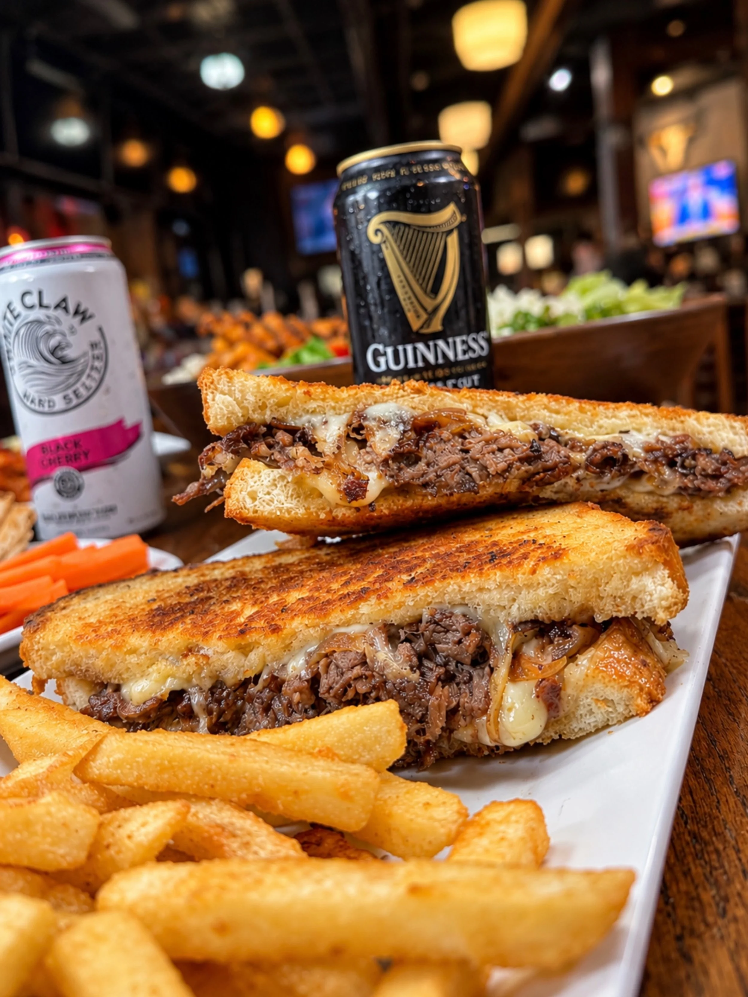 Heading to Detroit this weekend? Make Harry&rsquo;s your first stop for some great food!

Our Short Rib Grilled Cheese is loaded with slow-cooked beef short rib, caramelized onions, cheddar, and Muenster cheese, all melted between perfectly grilled s