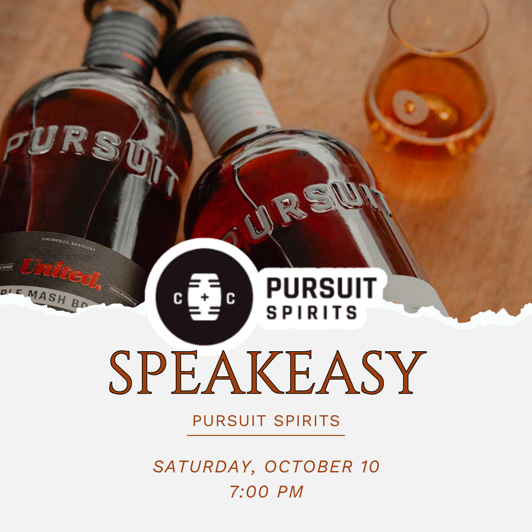Speakeasy - Pursuit Spirits - Saturday, October 10