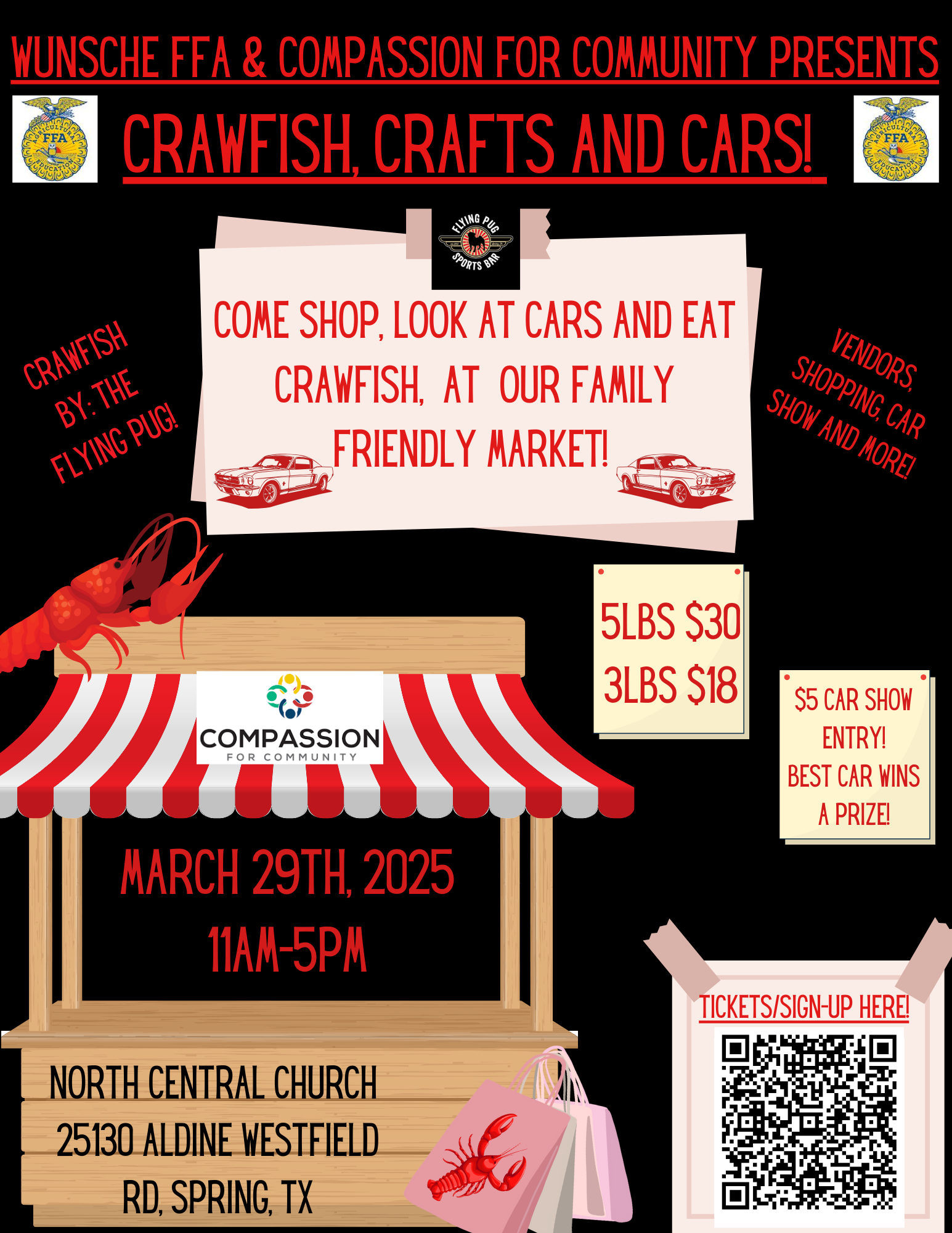 Wunsche FFA - Crawfish, Crafts, &amp; Cars!