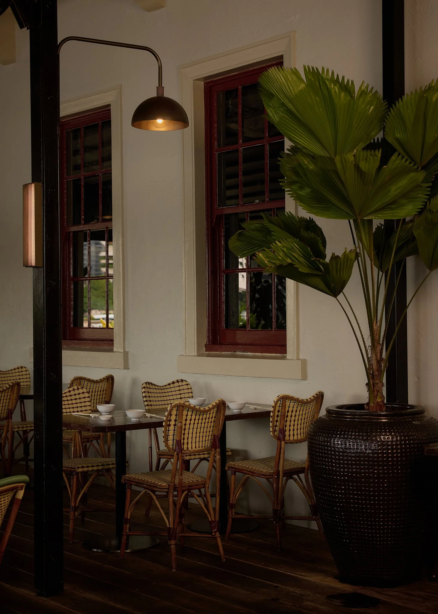 Stanley Restaurant outdoor dining terrace by Samantha Leigh Interiors