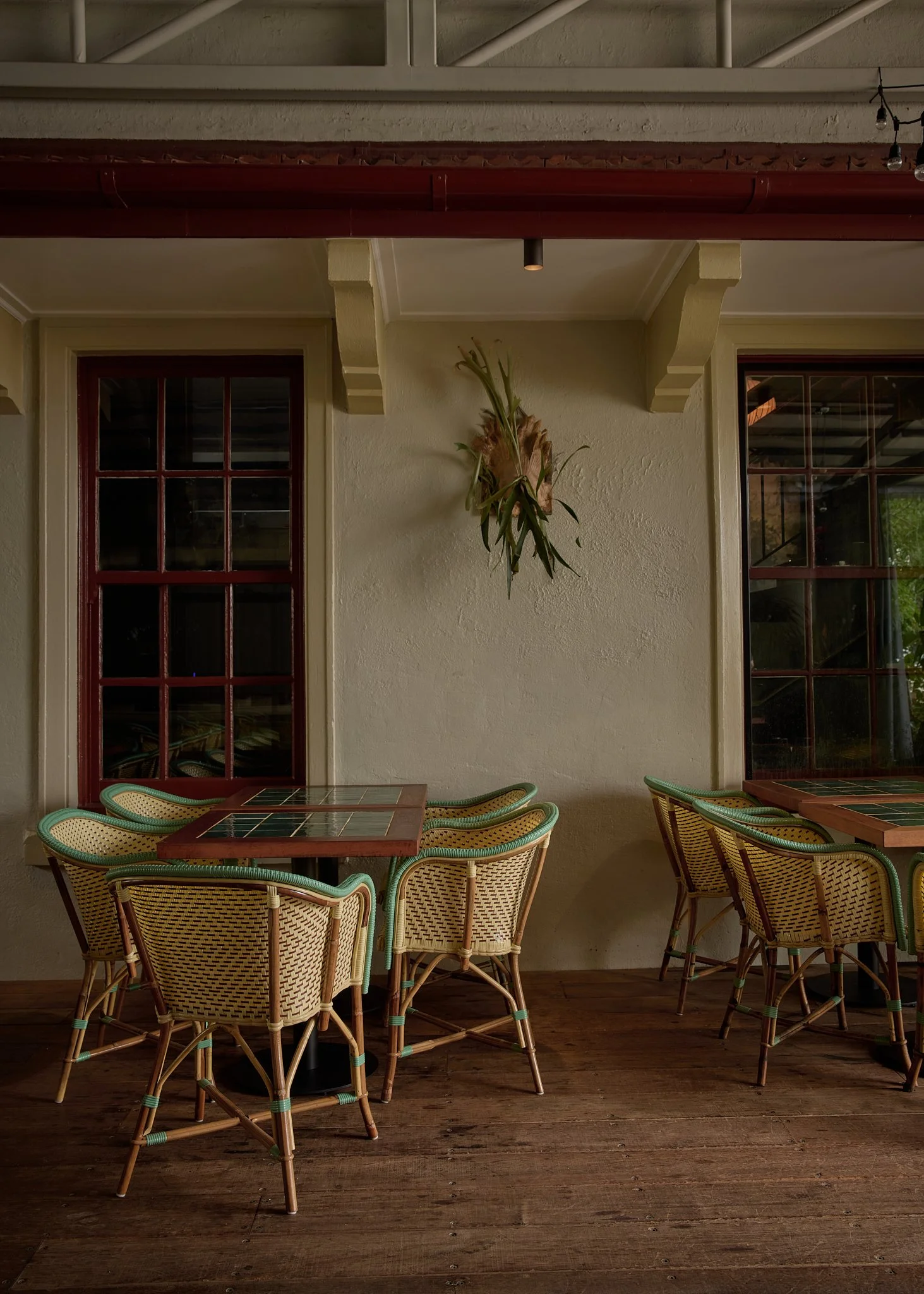 Stanley Restaurant outdoor dining terrace by Samantha Leigh Interiors