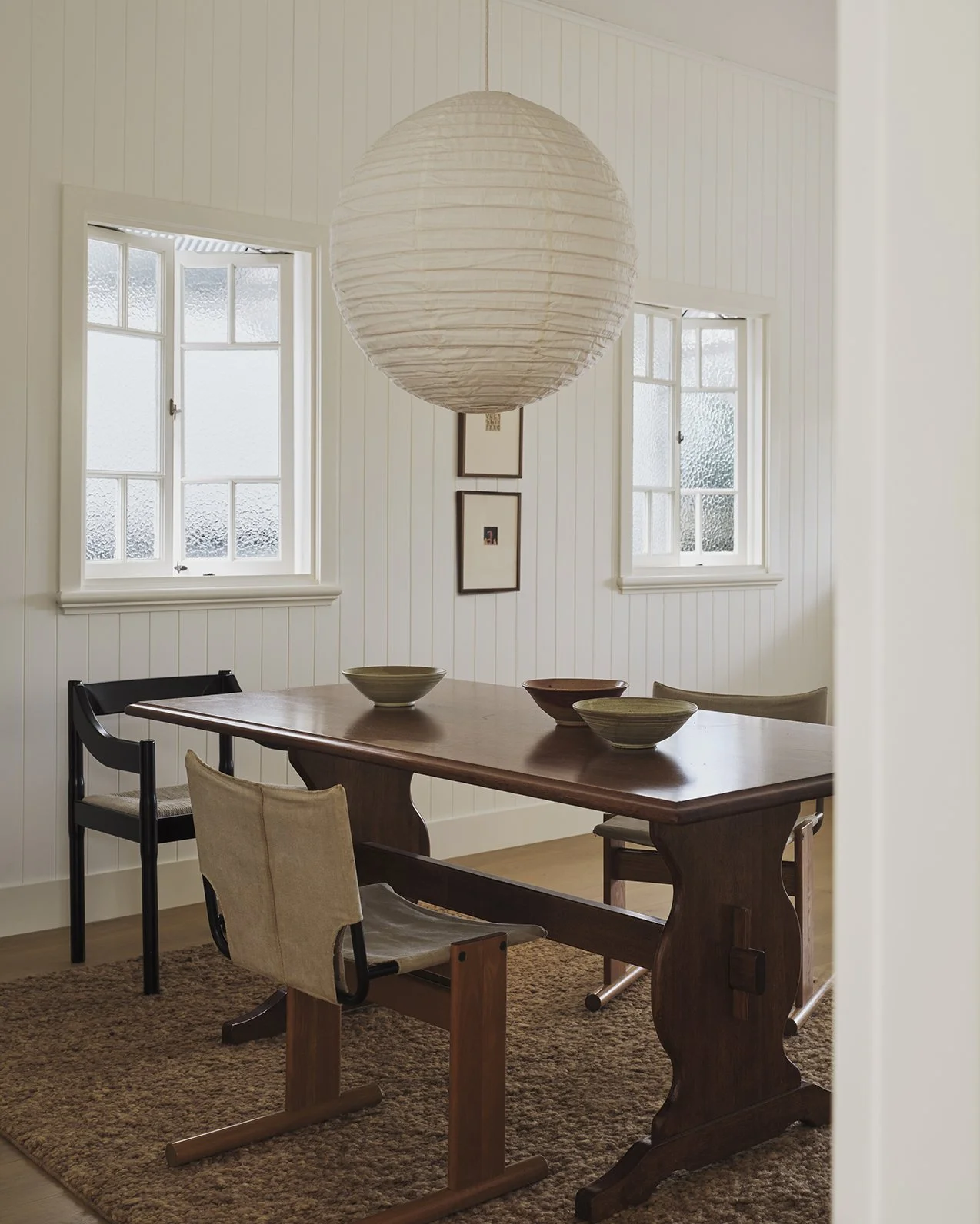 Restored Queenslander dining room interior